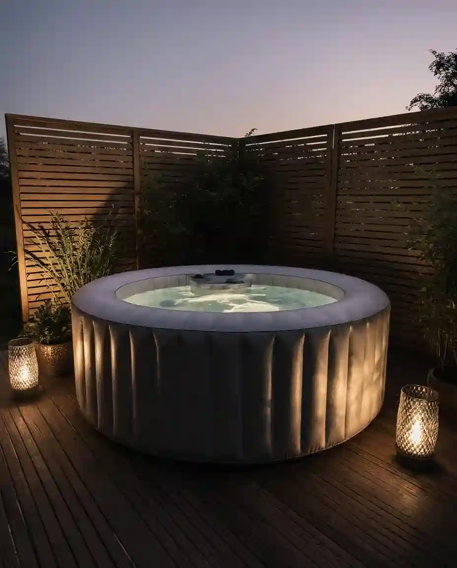 Inflatable Hot Tub Corner 1