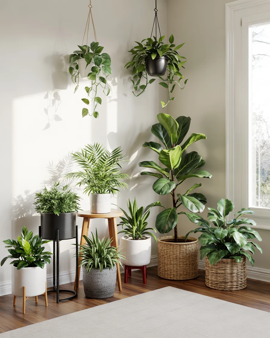 January Fresh Start with Greenery 1