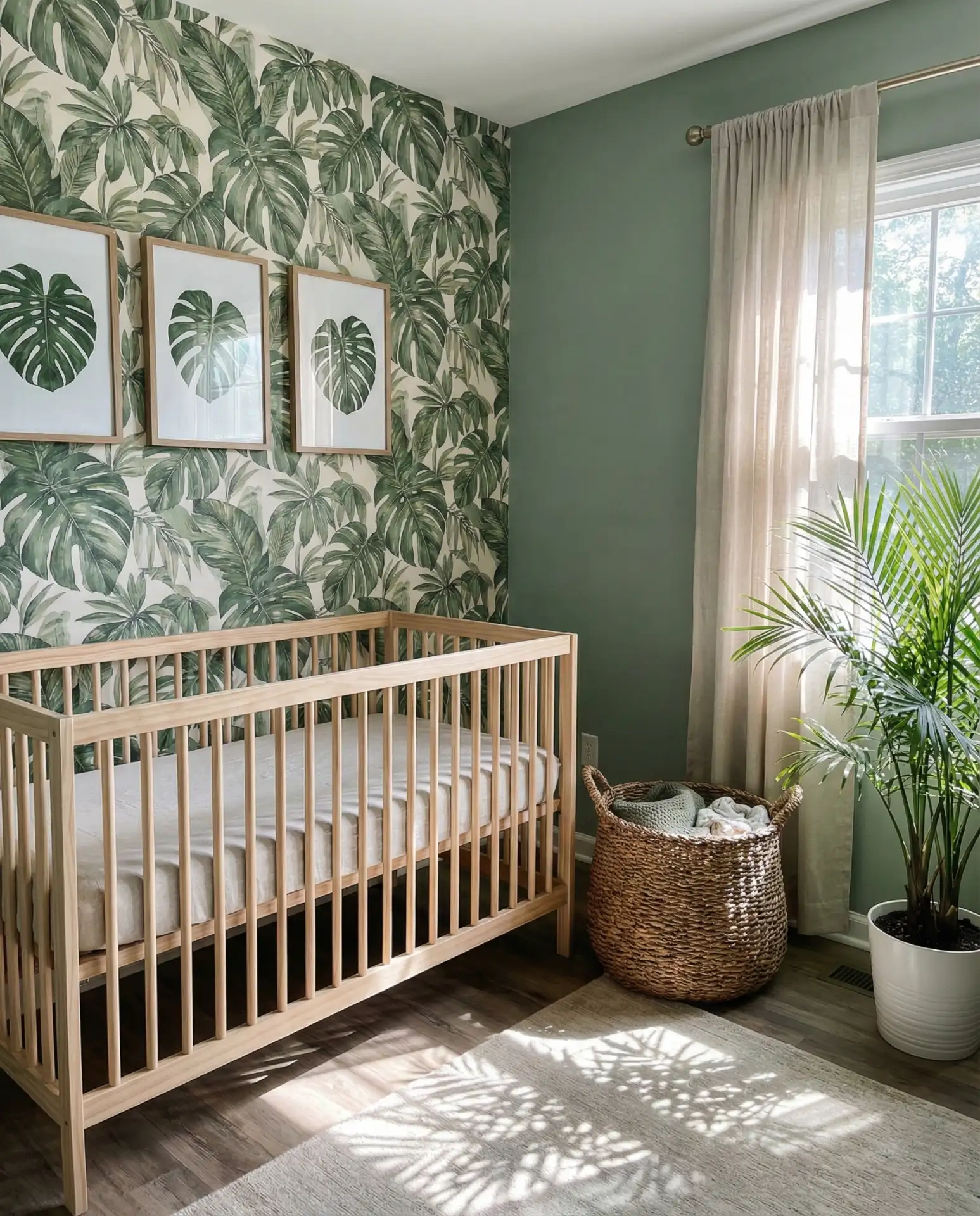Jungle Nursery with Tropical Prints 2