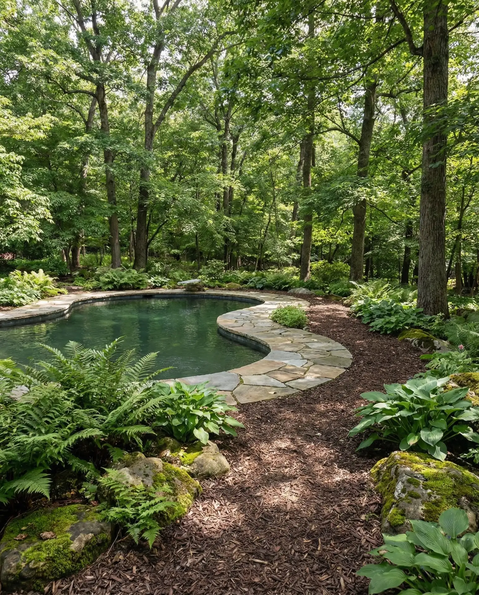 Kidney-Shaped Pool with Freeform Landscaping 2