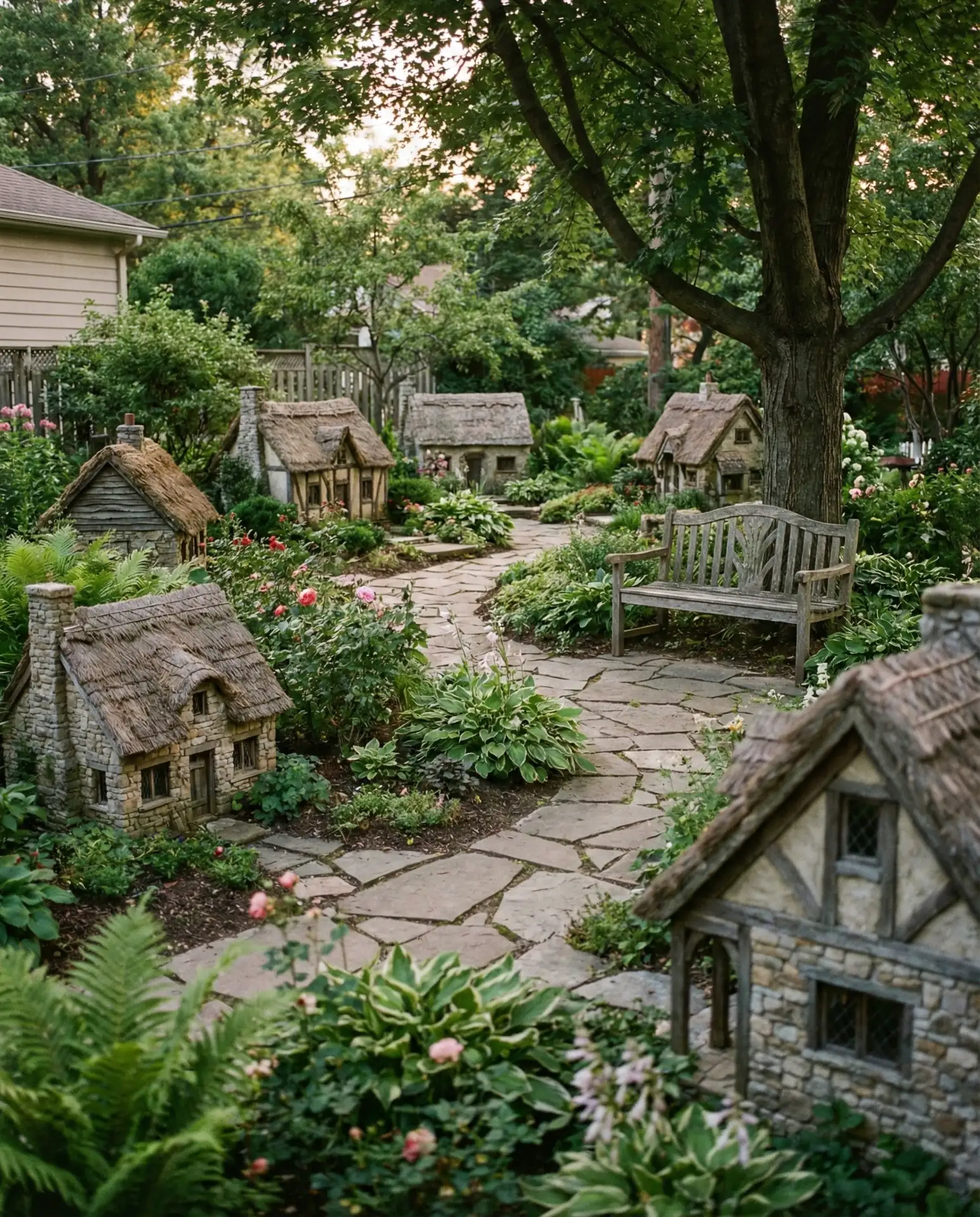 Large Backyard Fairy Village 1
