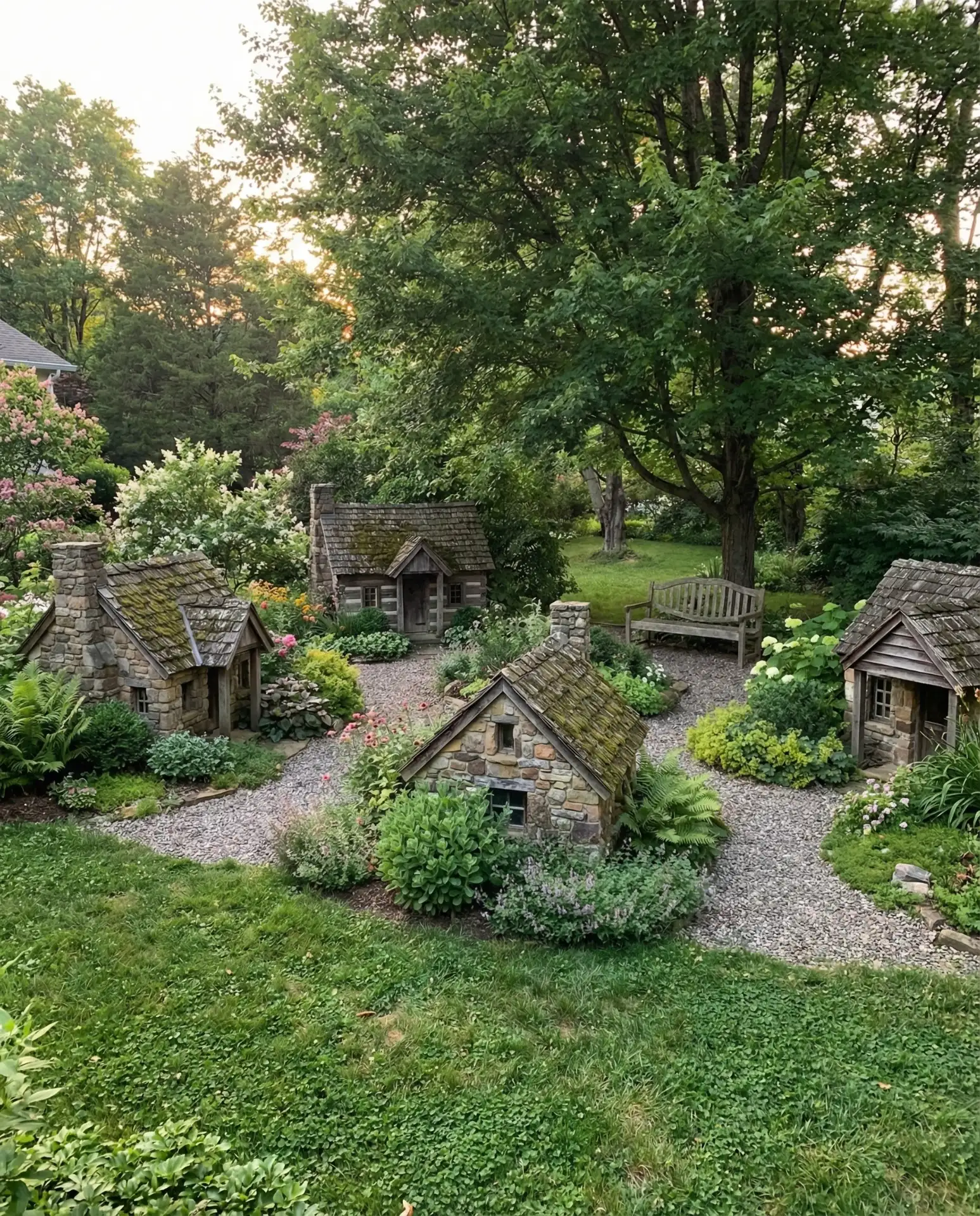 Large Backyard Fairy Village 2