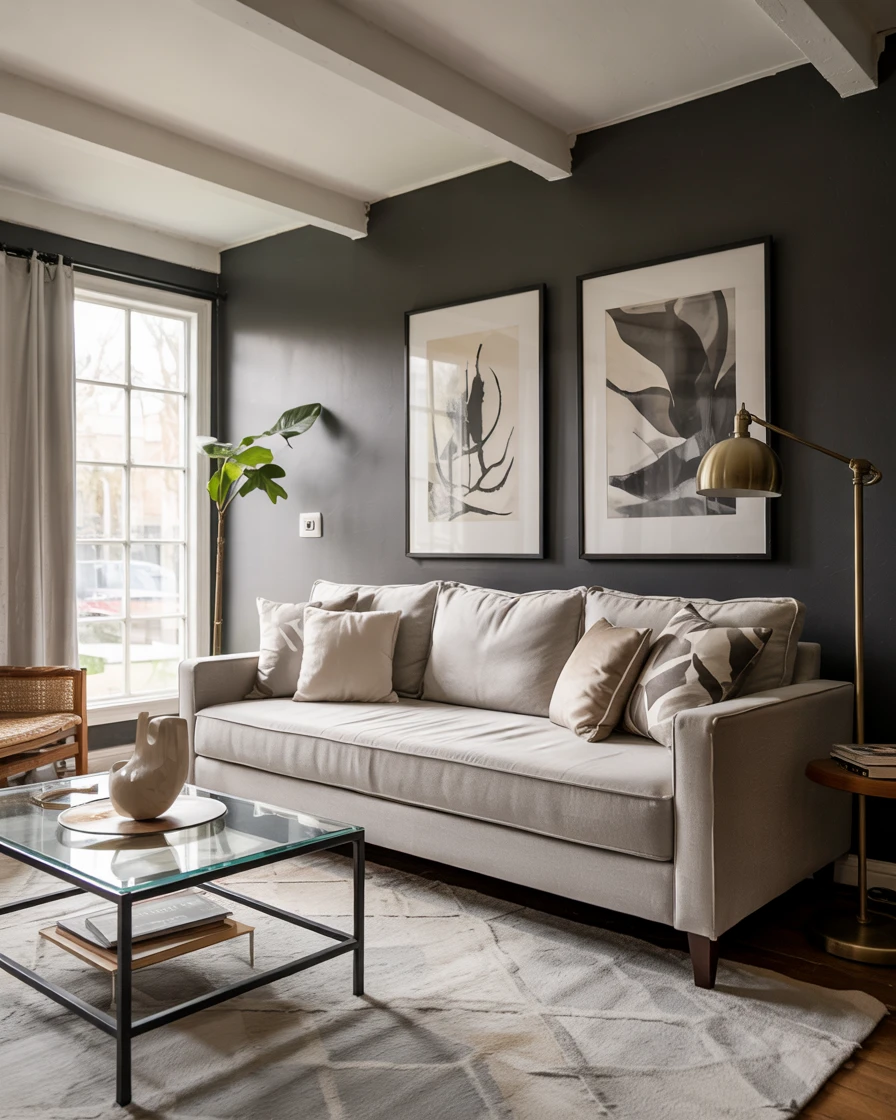 Layered Gray Palette with Metallic Highlights 1