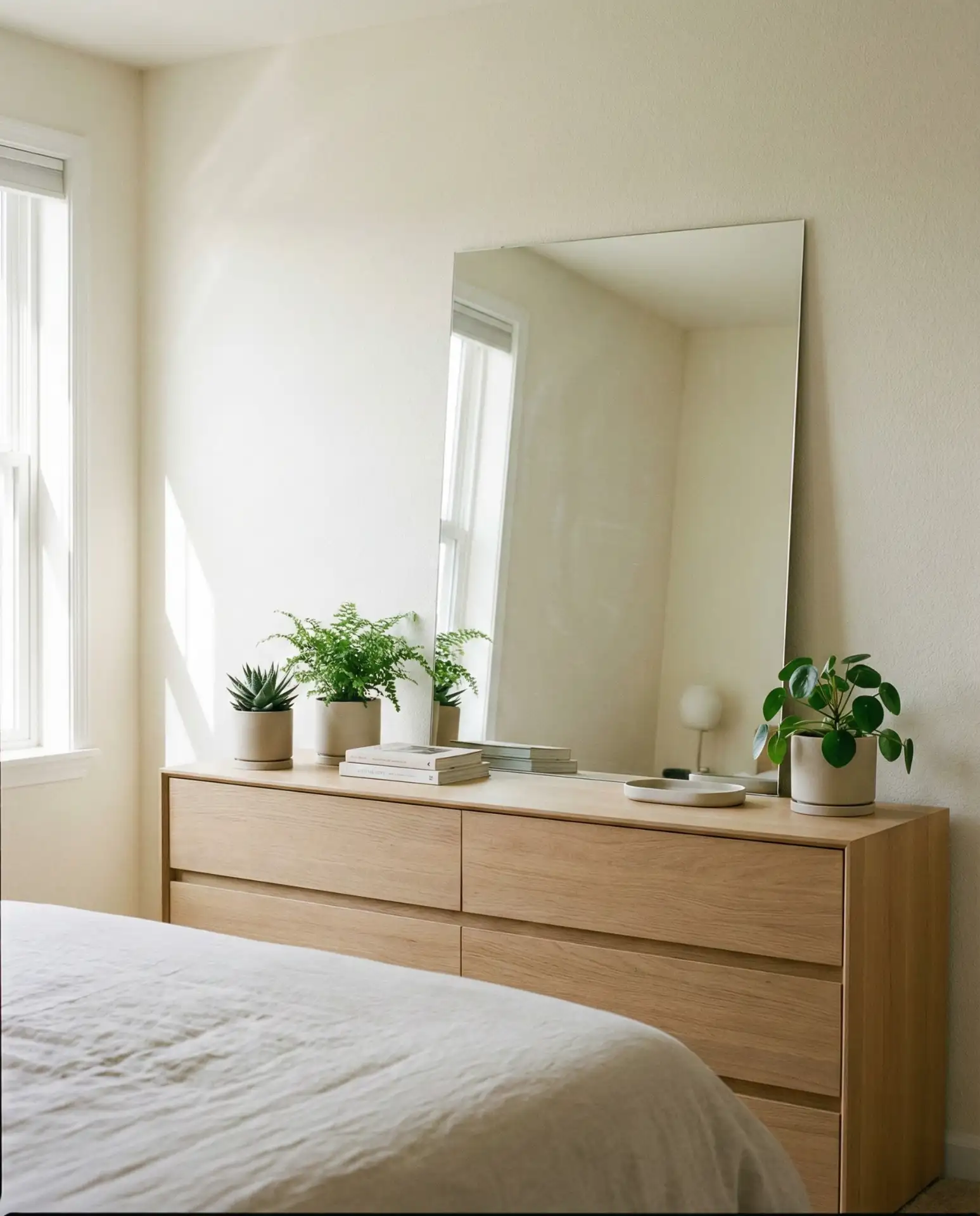 Layered Mirror and Greenery Display 2