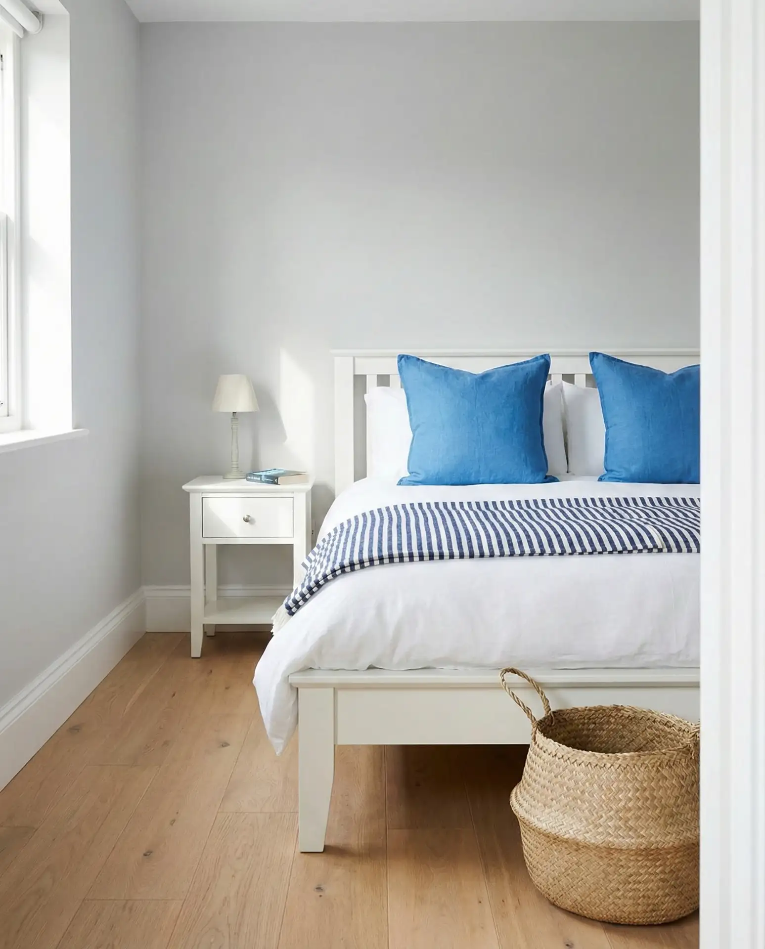 Light Grey with Bright Blue Accents 2