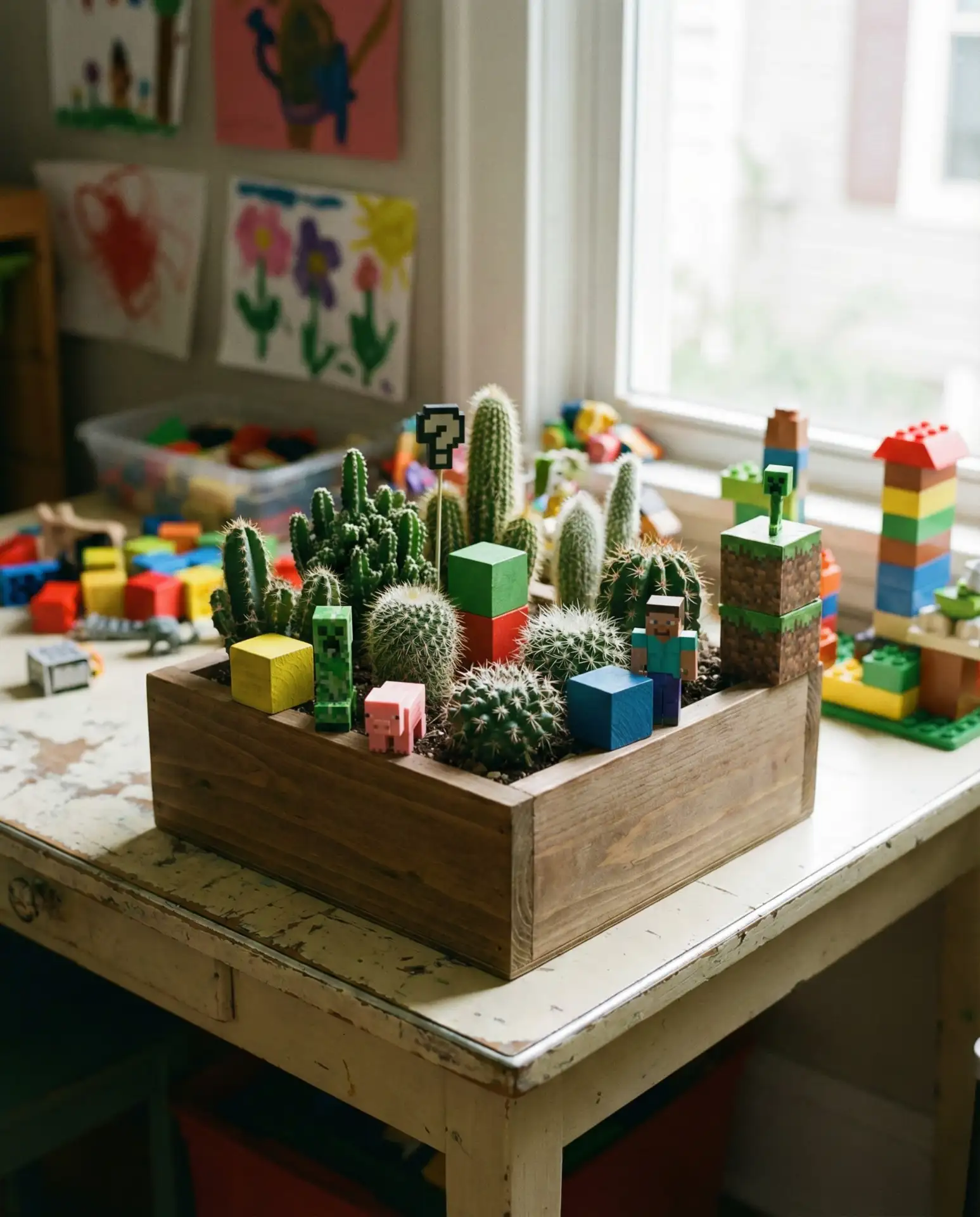 Minecraft-Inspired Fairy Garden 1