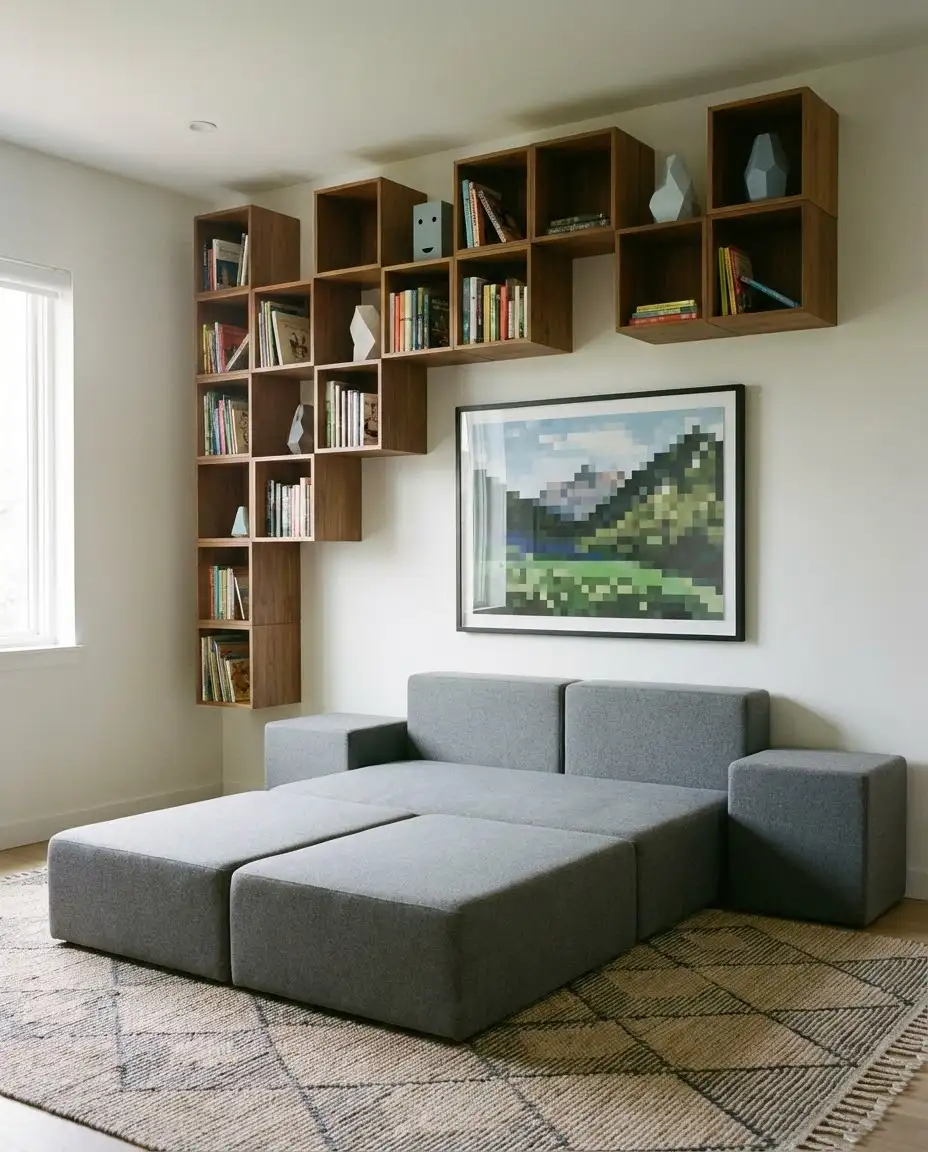 Minecraft-Inspired Geometric Play 2