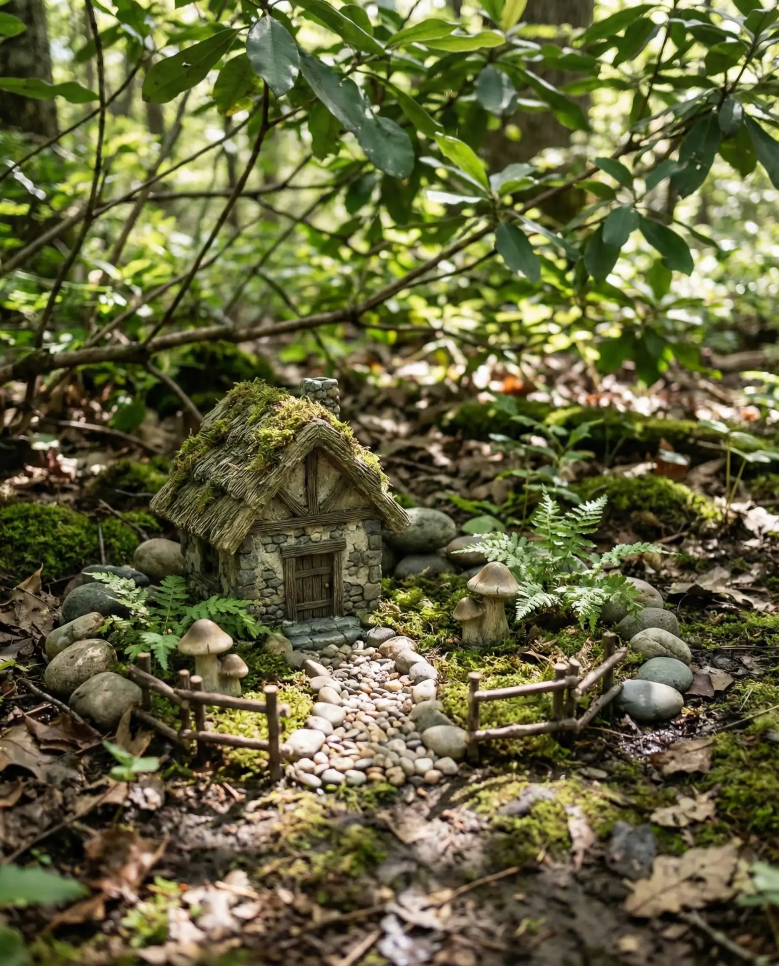 Miniature Woodland Cottage Garden 2
