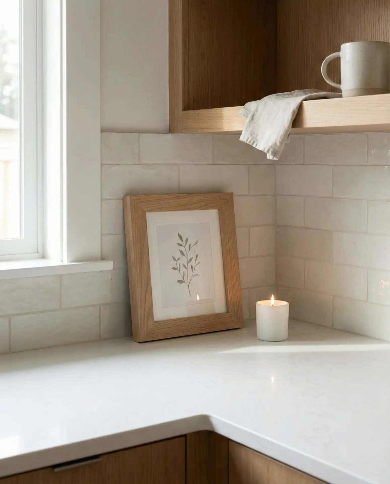 Minimalist Corner with Single Picture Frame 1