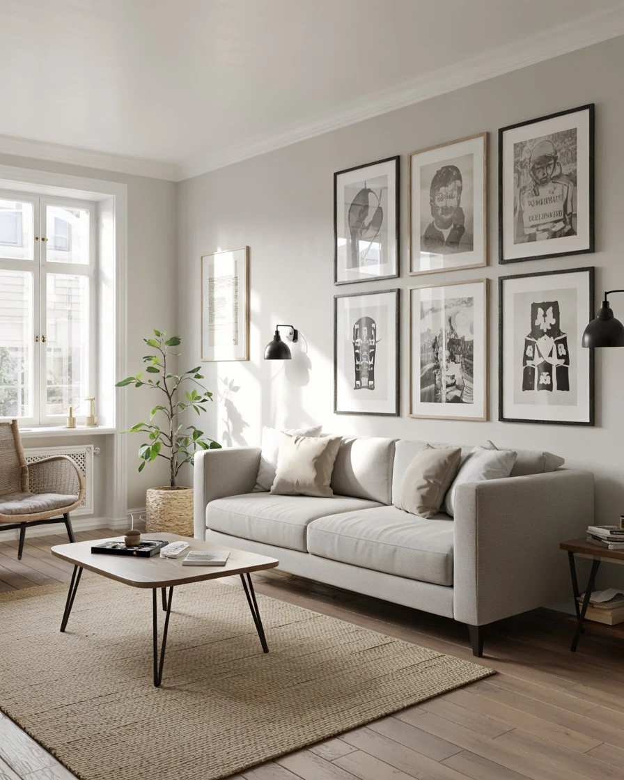 Minimalist Inspiration with Gallery Wall 1