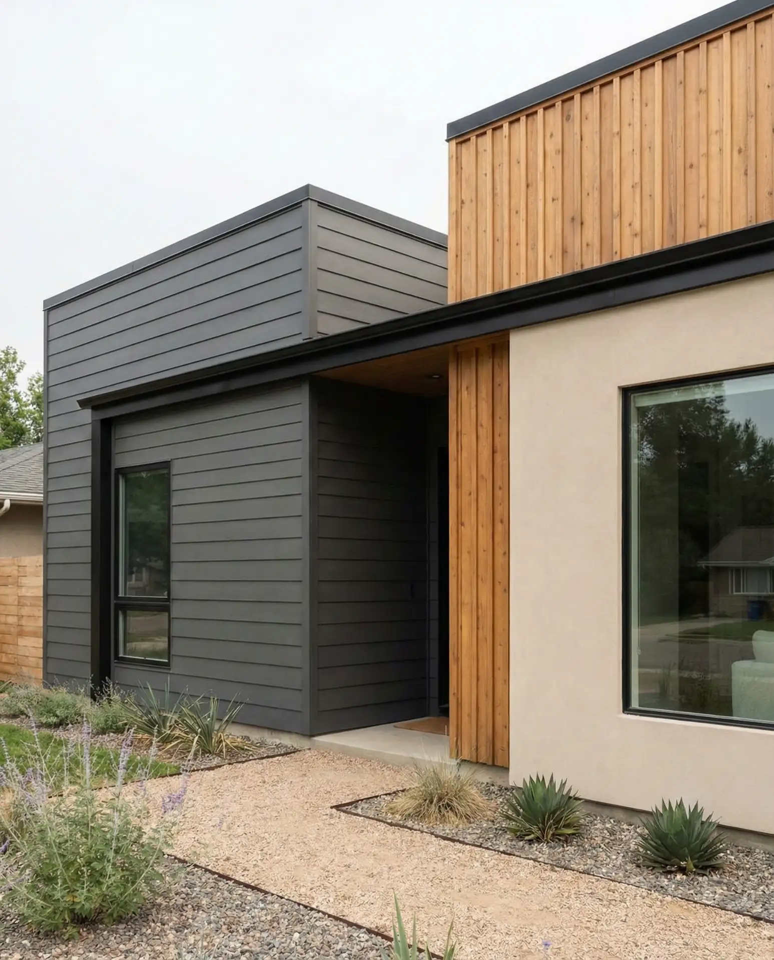 Mixed Material Contemporary Facade 2