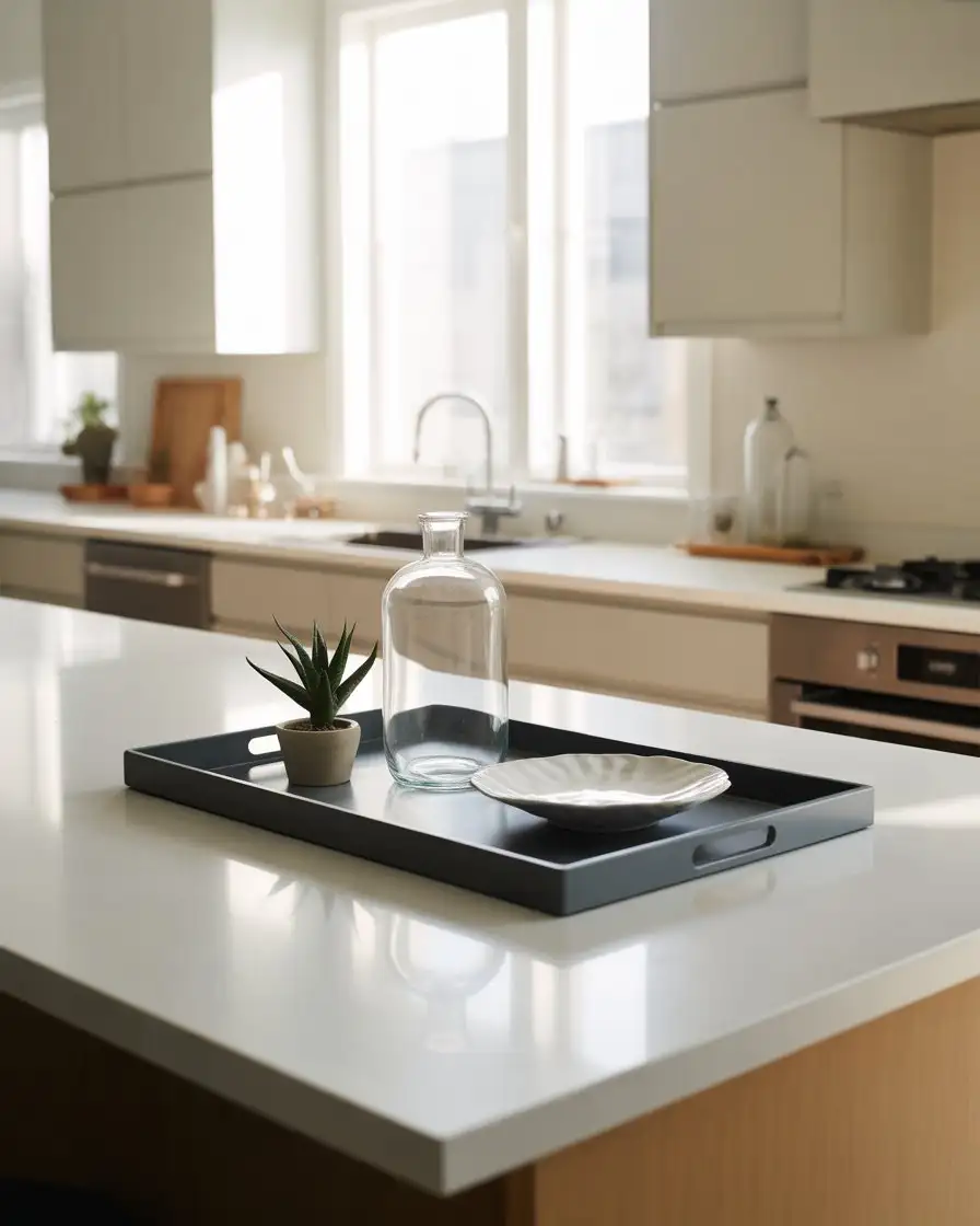 Modern Black Tray Styling