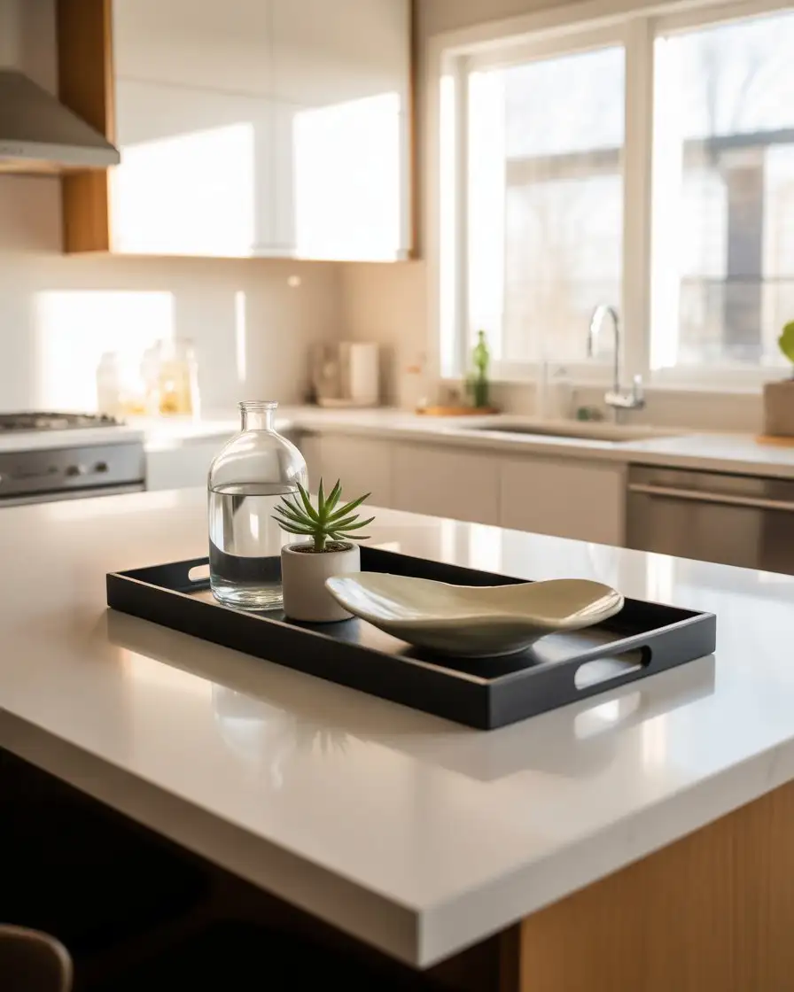 Modern Black Tray Styling