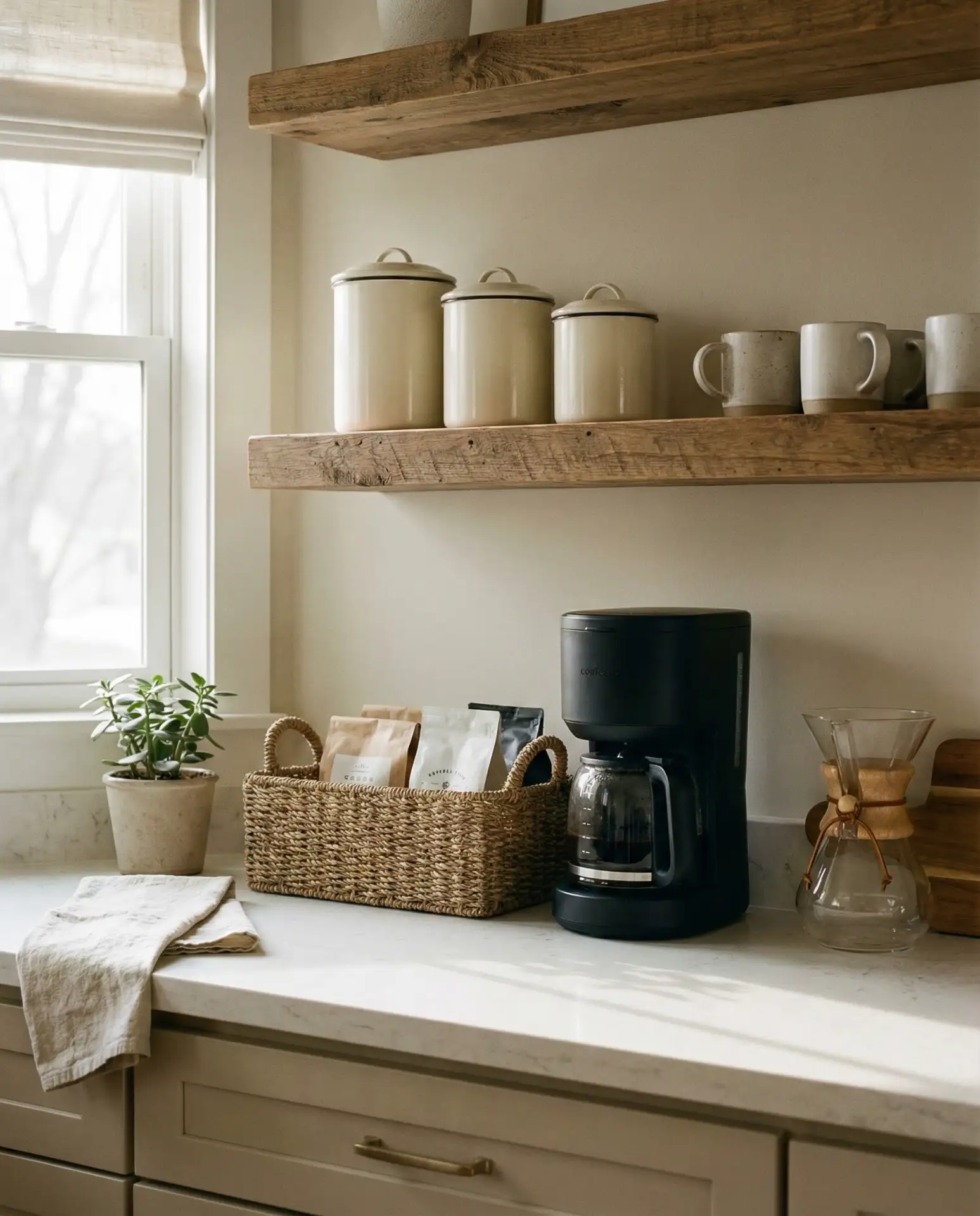 Modern Farmhouse Coffee Station 1