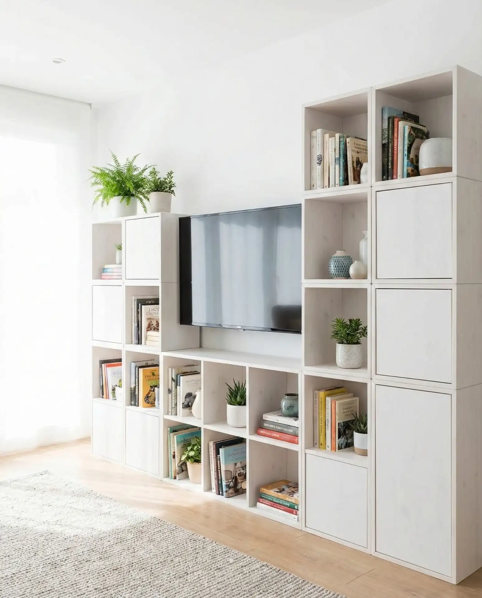 Modular Shelving with Rotating Display 1