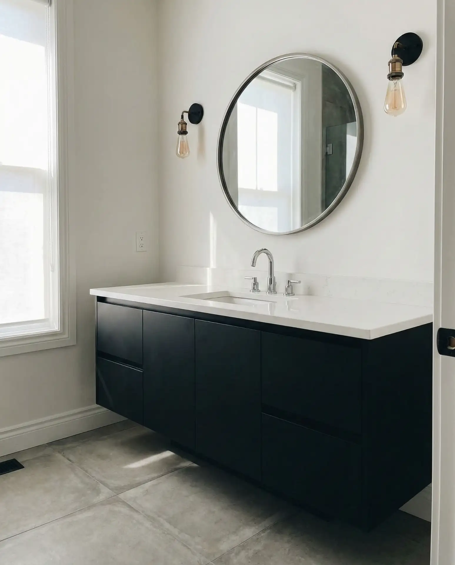 Moody Aesthetic Black Vanity 2