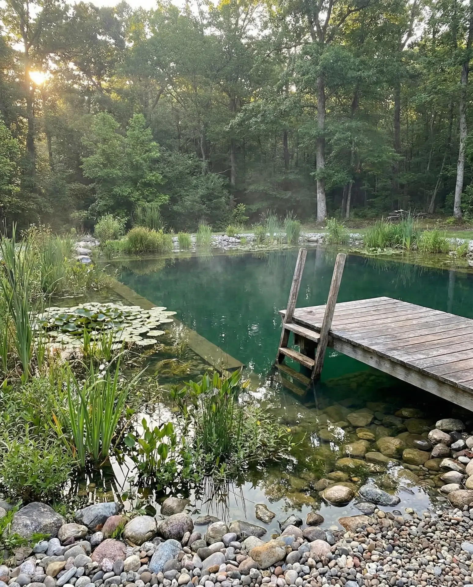 Natural Pool with Bio-Filtration Zone 1
