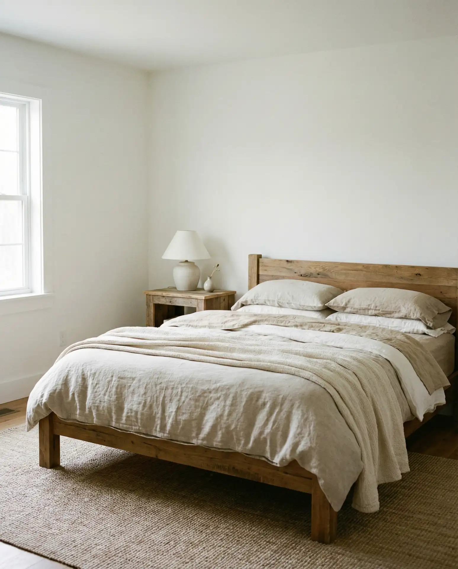 Neutral Linen Bedding in Layered Tones 2