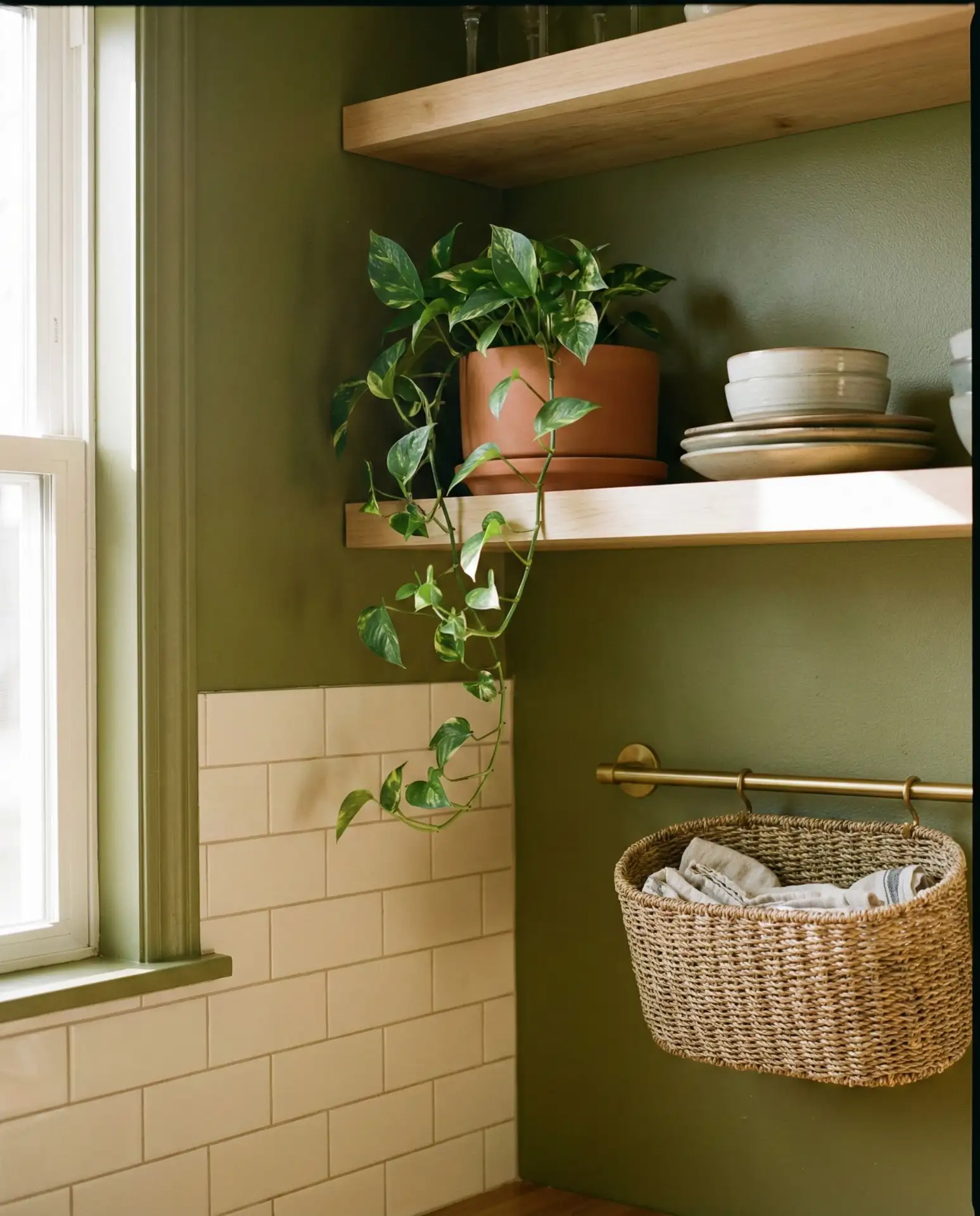 Olive Warmth in Small Spaces 2