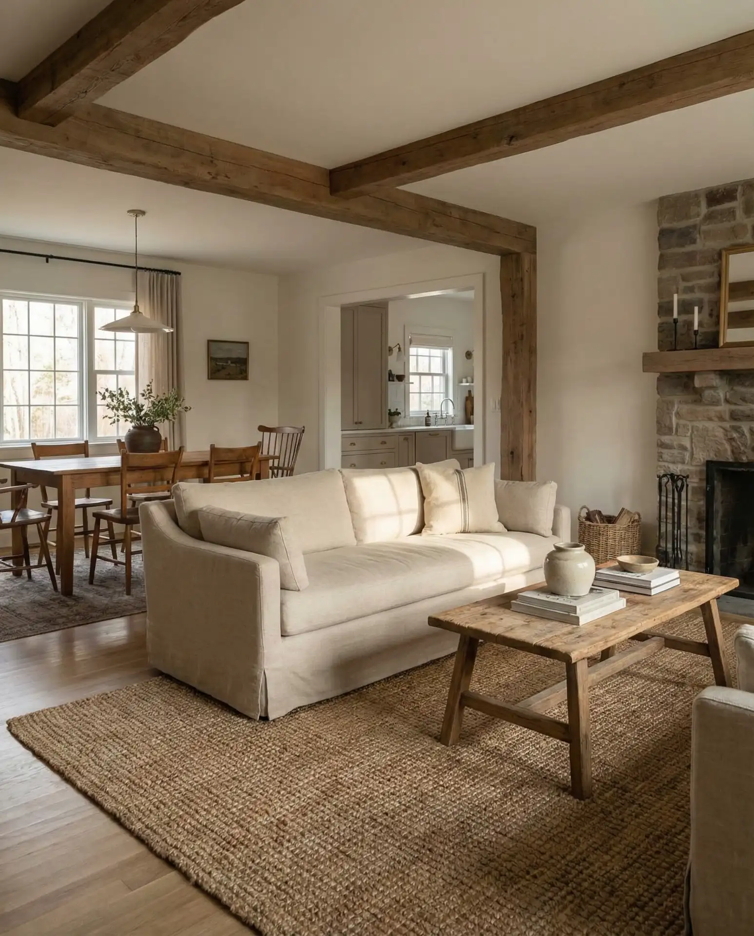 Open Floor Plans with Defined Zones Using Rugs 2