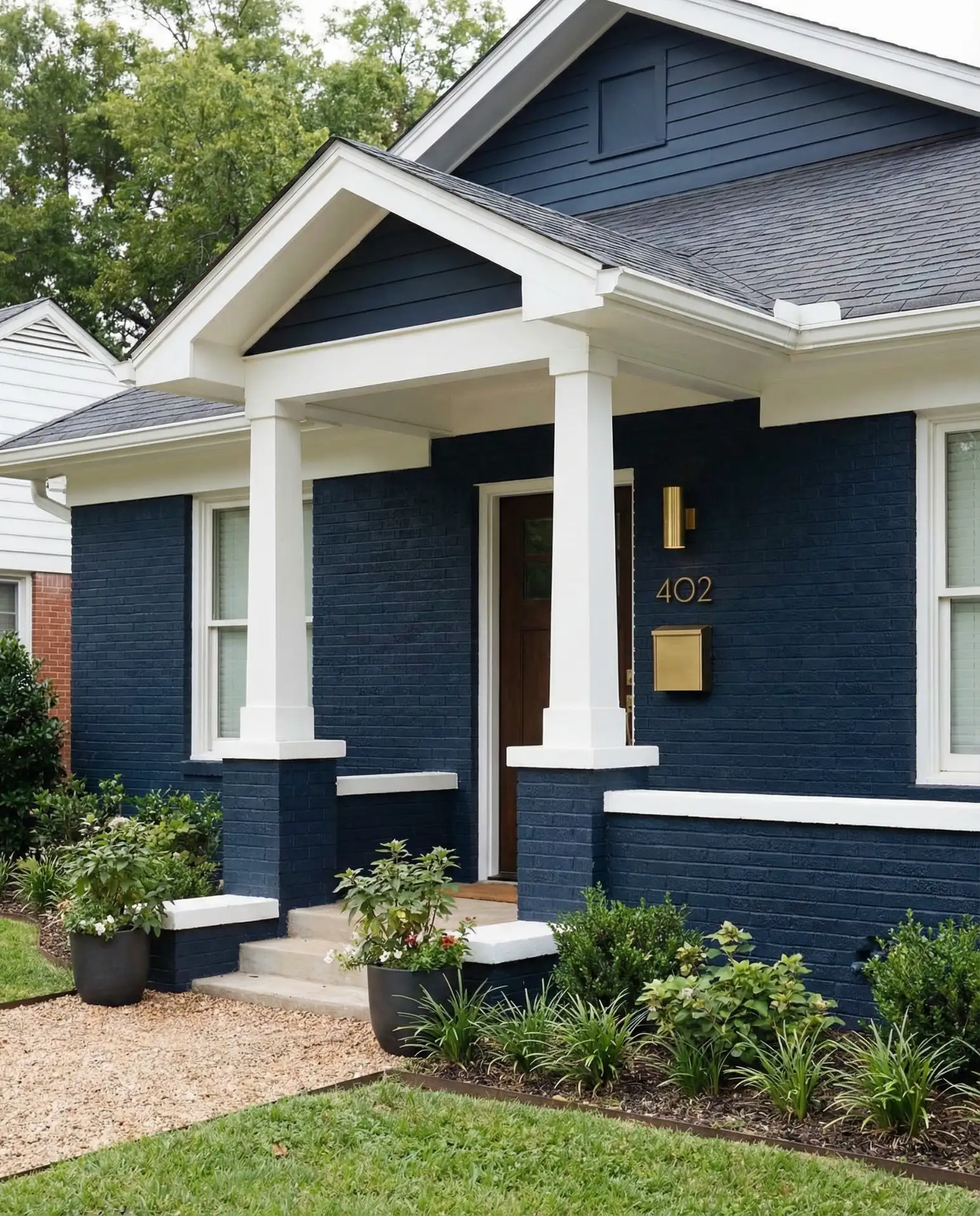 Painted Brick in Bold Hues 1