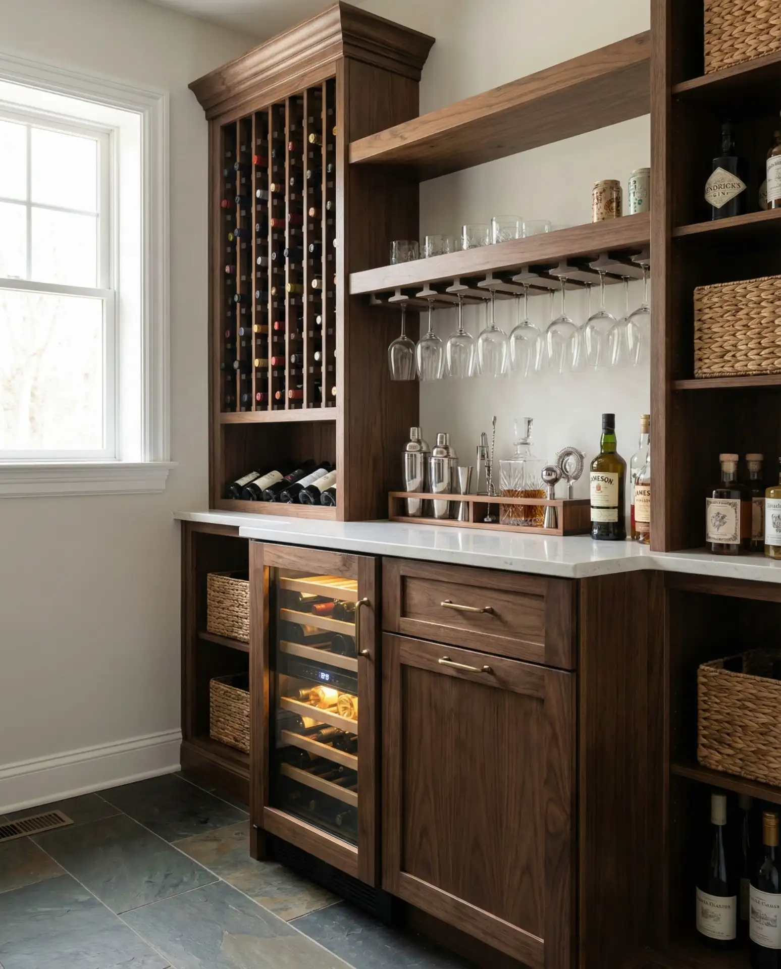 Pantry with Wine and Beverage Station 2