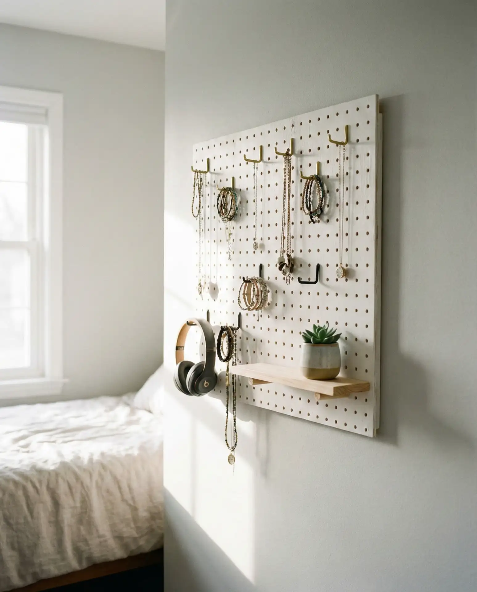 Pegboard Organizer for Accessories and Supplies 1