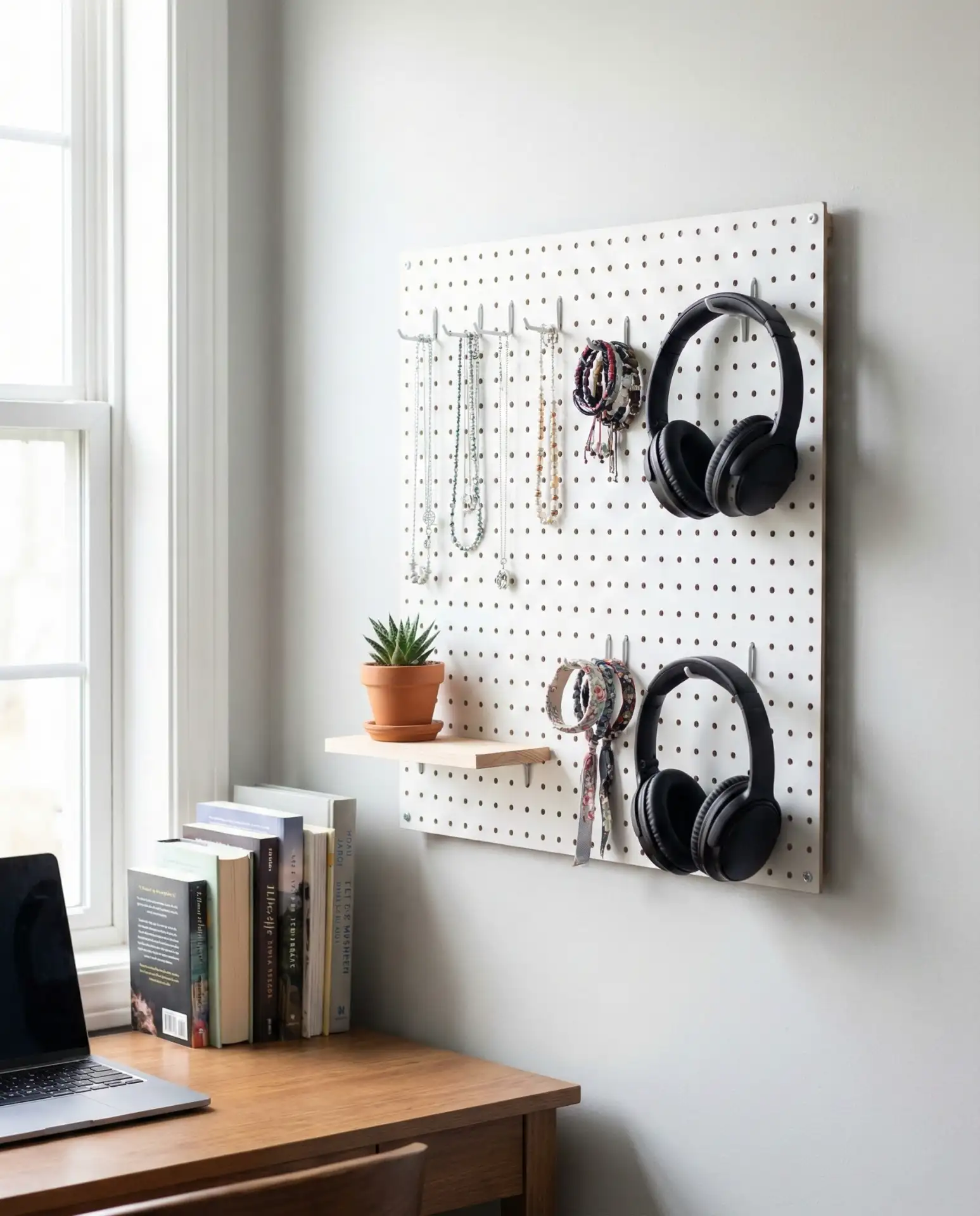 Pegboard Organizer for Accessories and Supplies 2