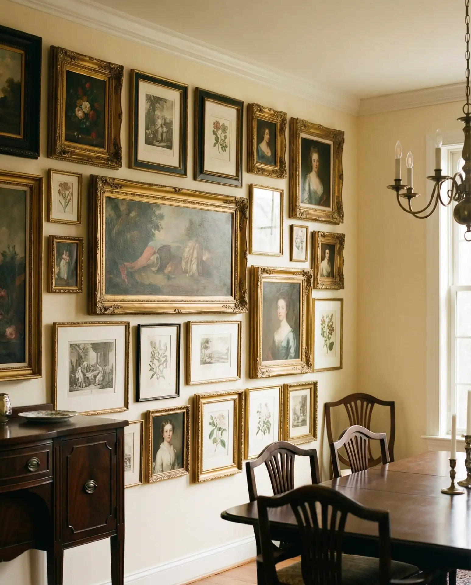 Picture Frame Salon Wall 1