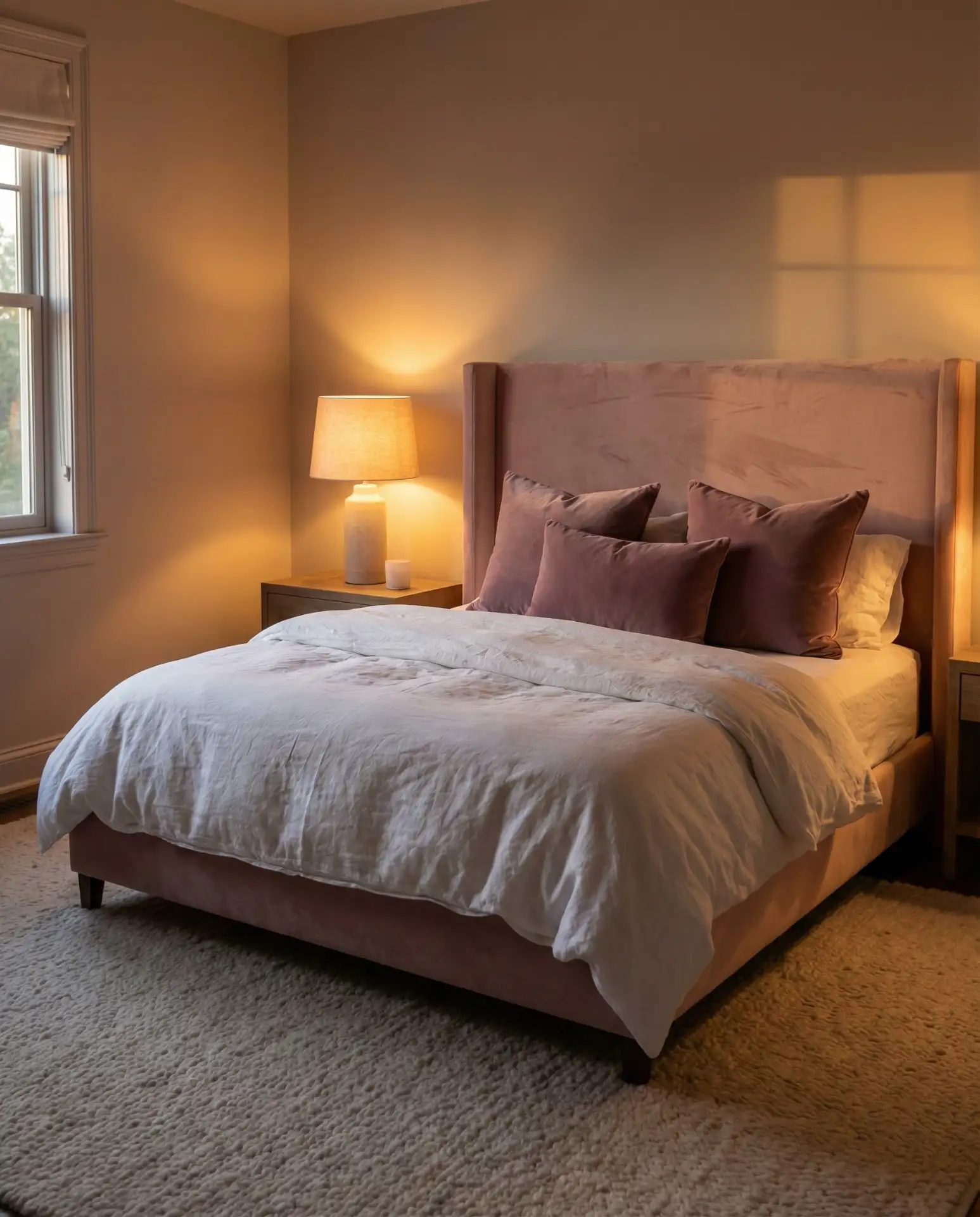 Pink Bedroom Ideas with Velvet Textures 1