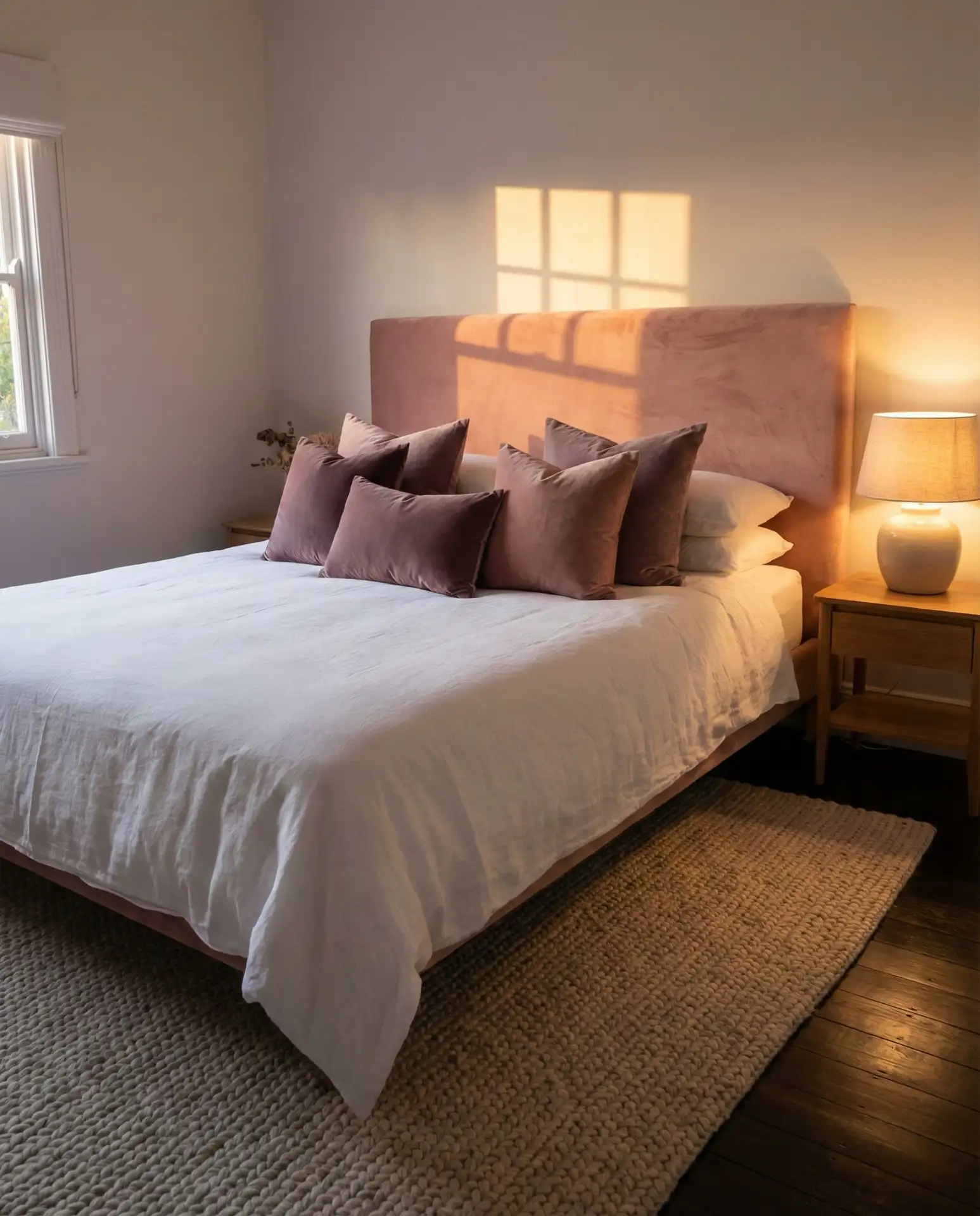 Pink Bedroom Ideas with Velvet Textures 2