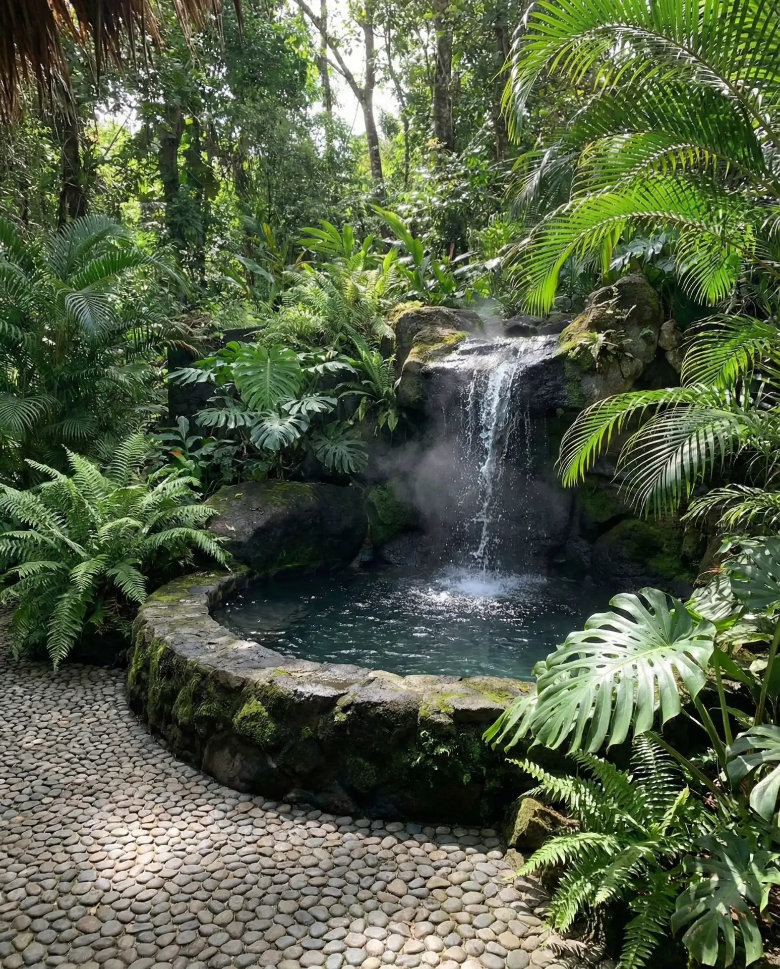 Plunge Pool with Waterfall Feature 2