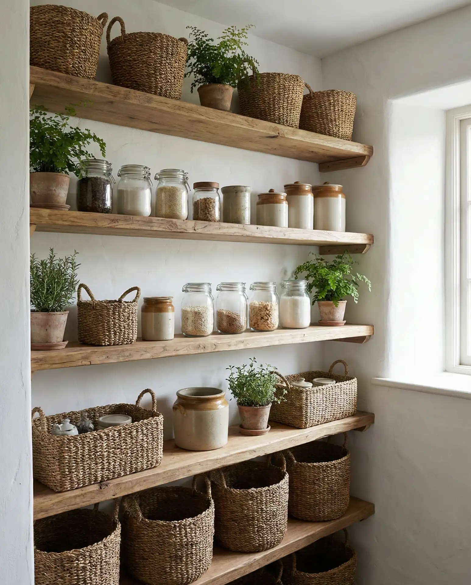 Reach-In Pantry with Pull-Out Drawers 1