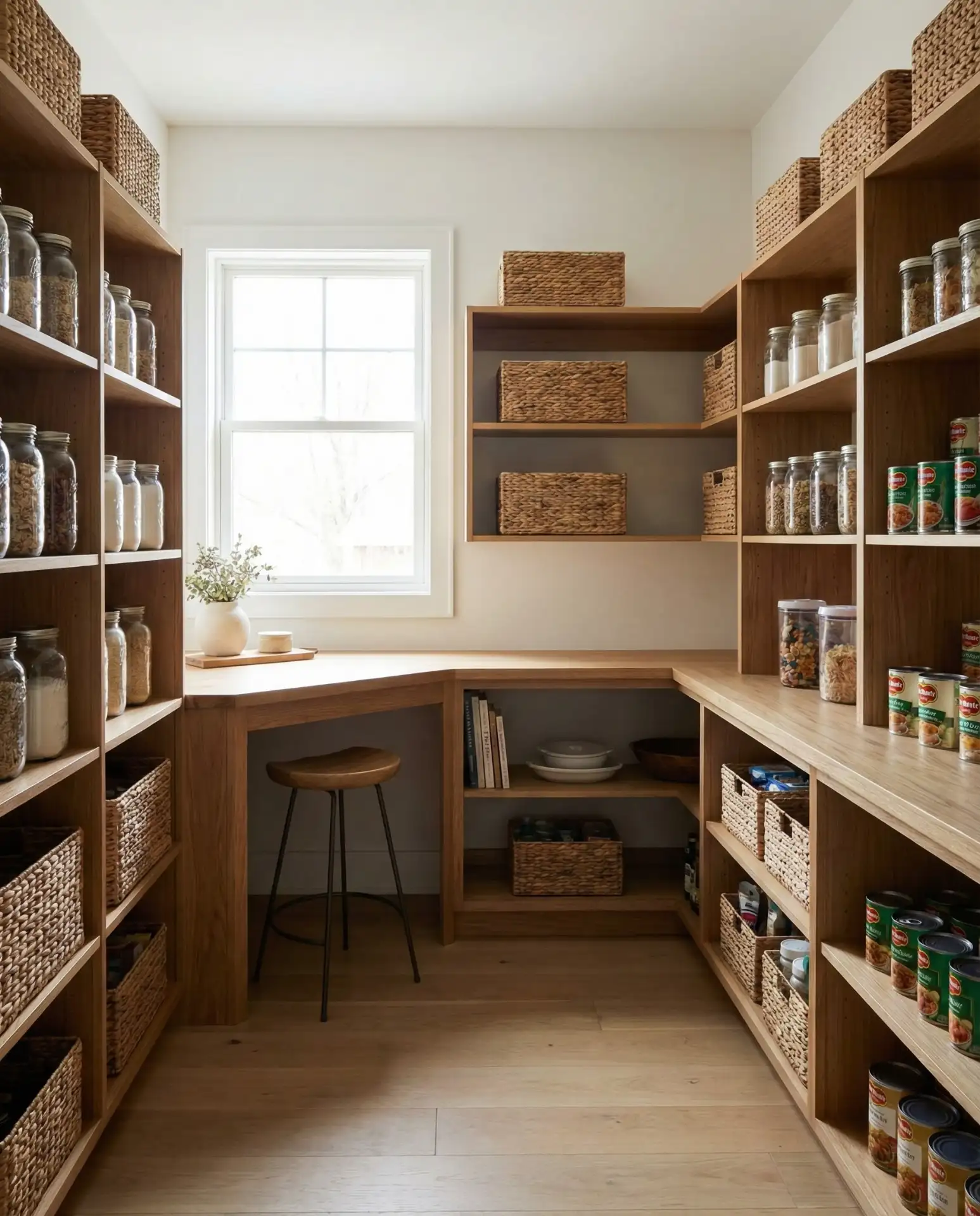 Shaped Pantry with L-Configuration 2