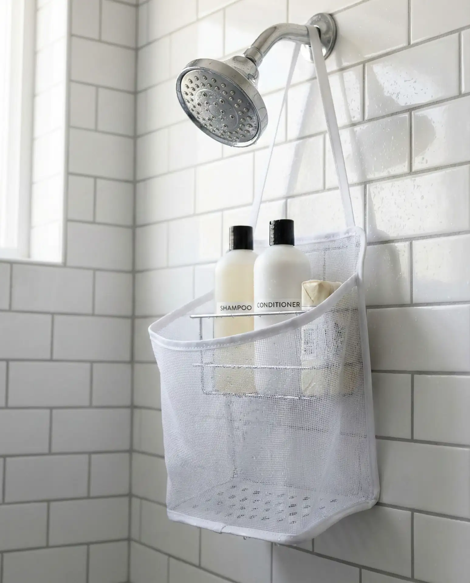 Shower Caddy with Drainage Holes 1