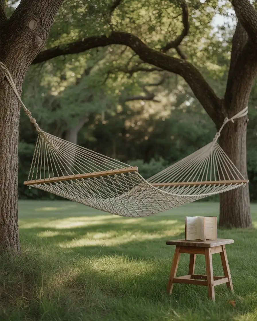 Simple Hammock Between Two Trees 2