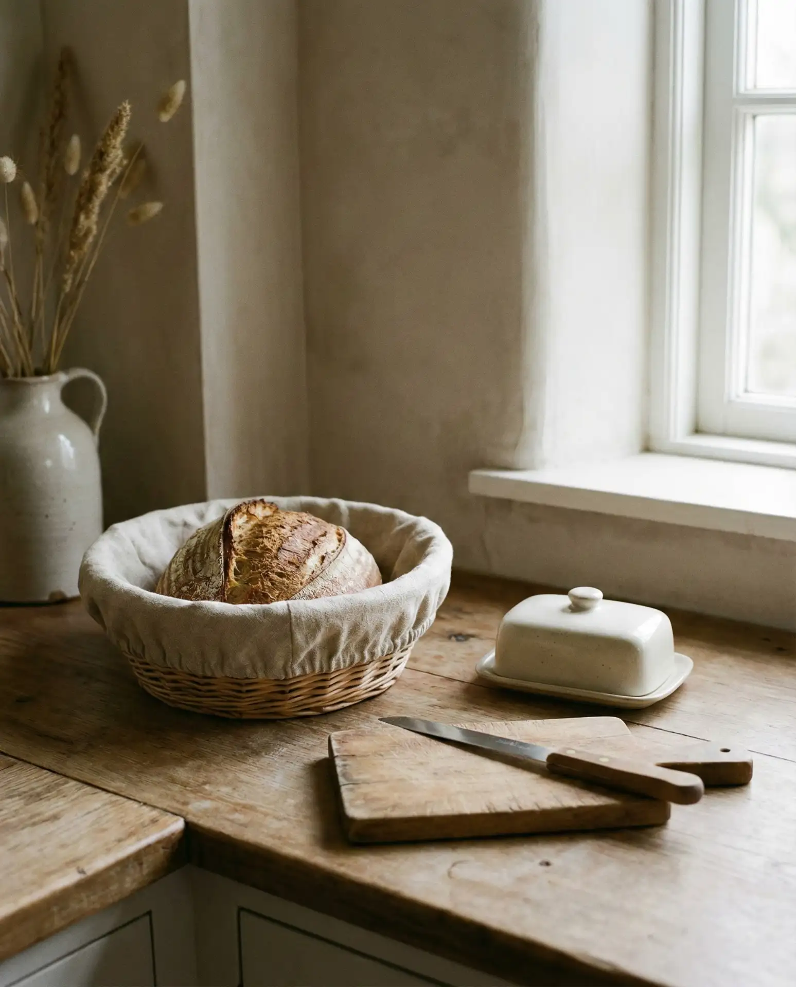 Simple Minimalist Bread and Butter Corner 1