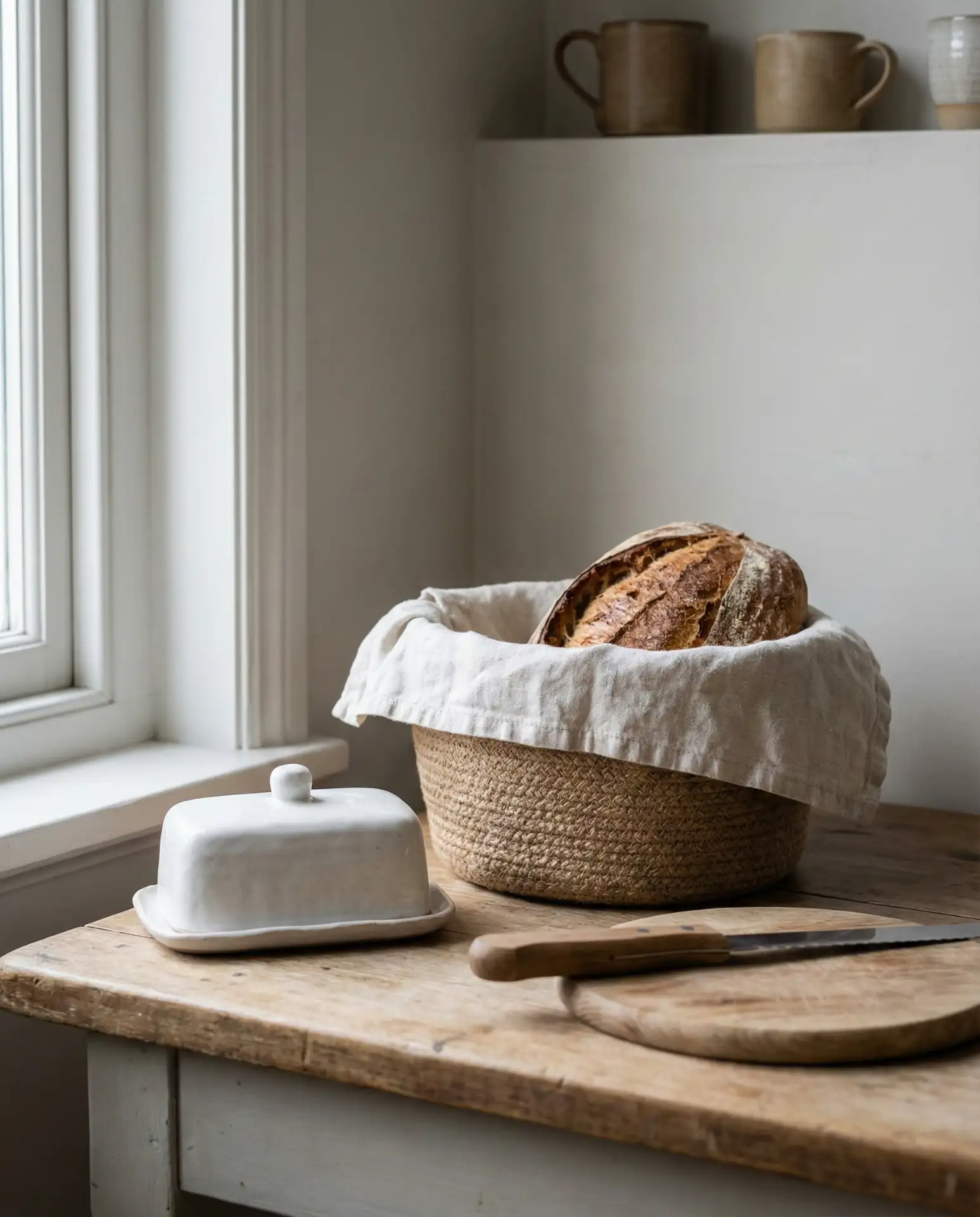 Simple Minimalist Bread and Butter Corner 2