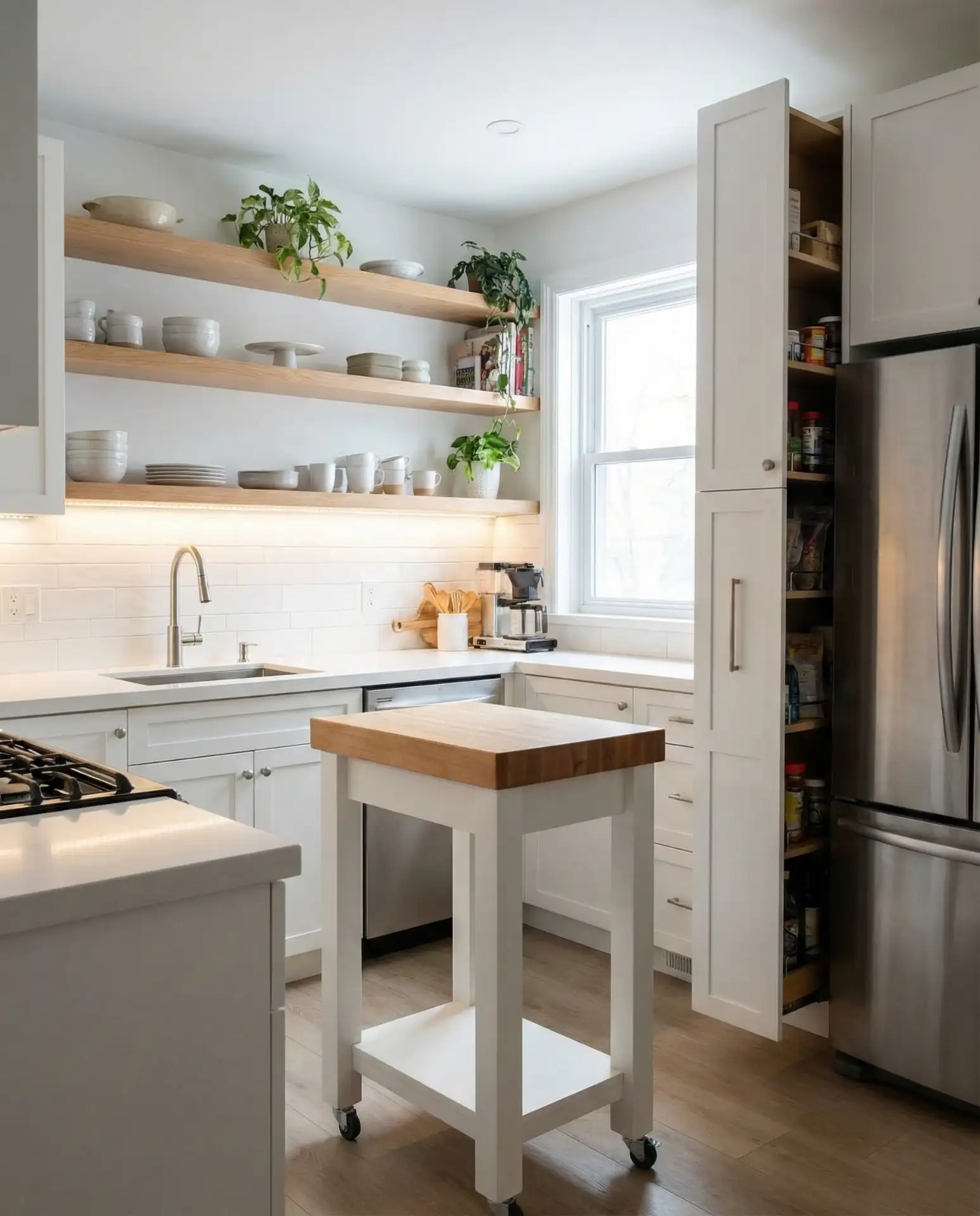 Small Space Kitchen with Smart Storage 1