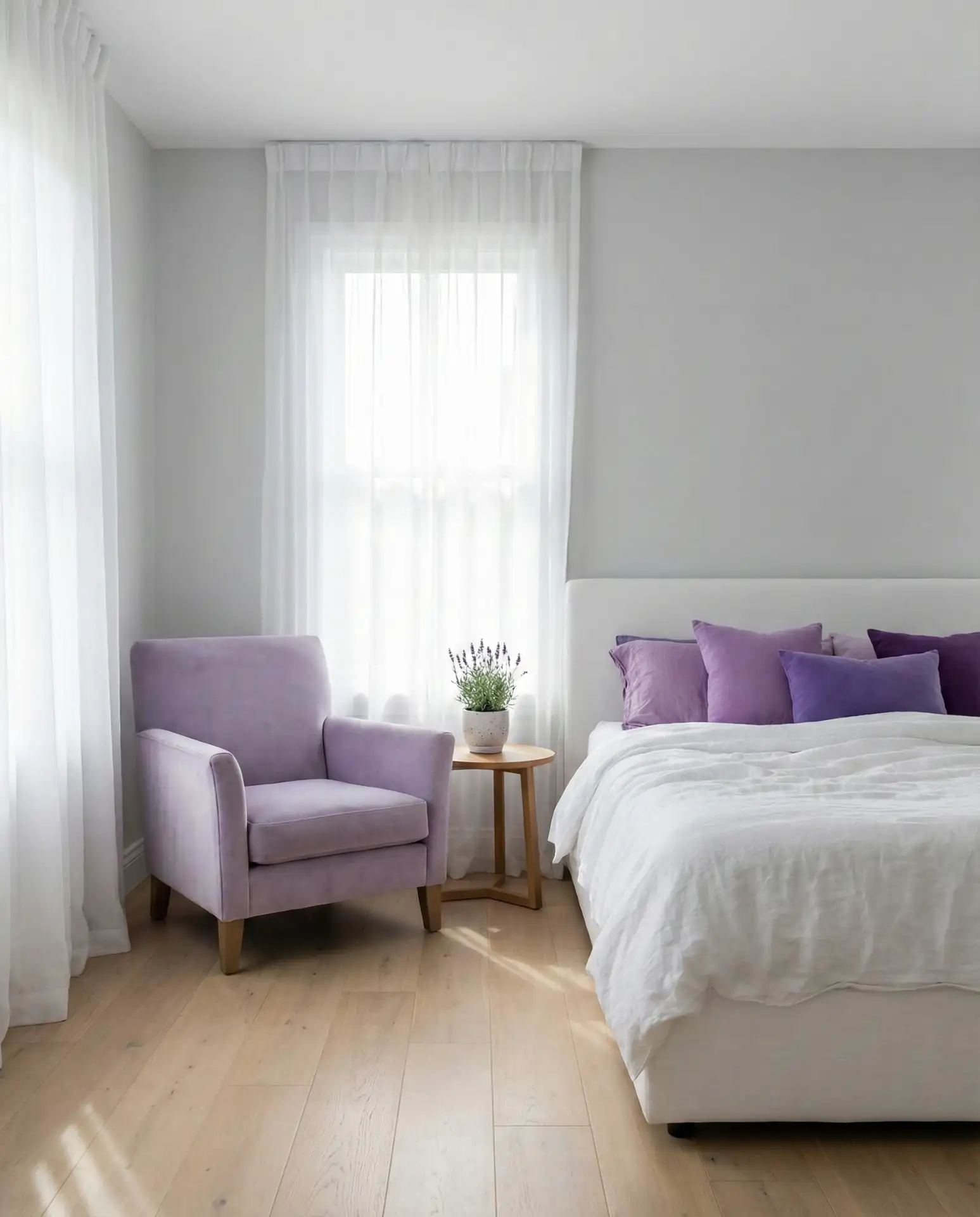 Soft Grey with Lavender Accents 1