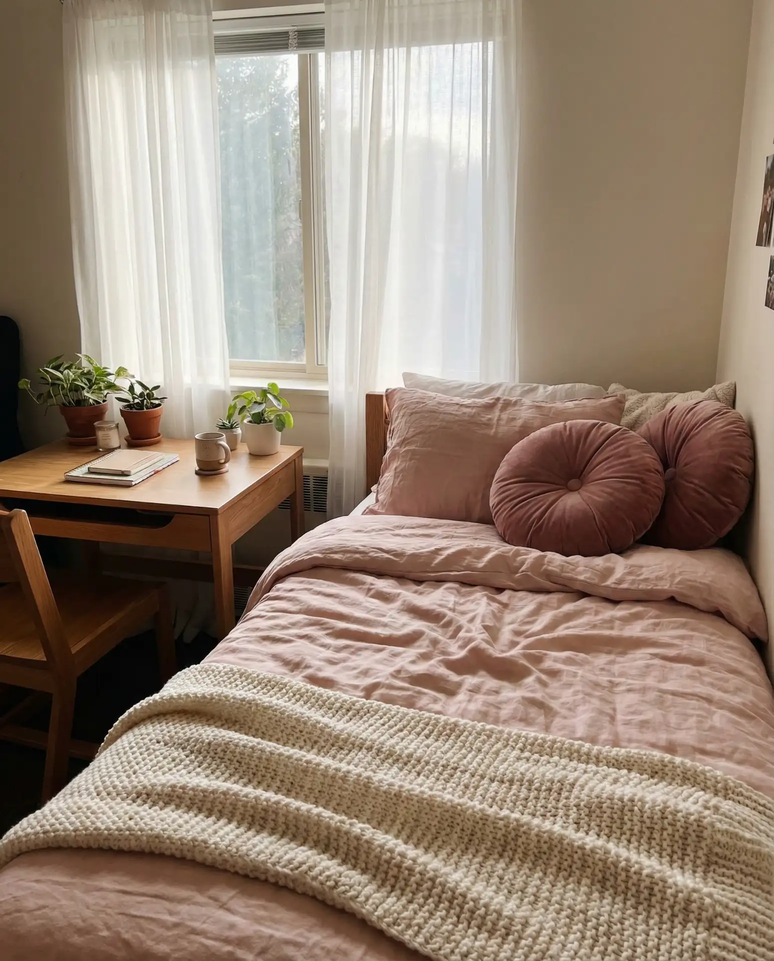 Soft Pink Sanctuary With Layered Textures 2