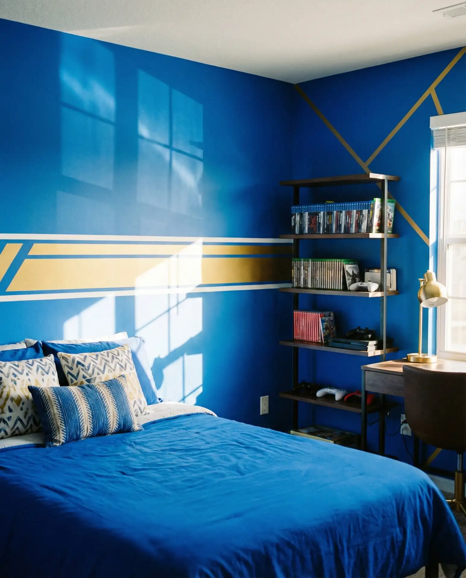 Sonic Speed Through Blue and Gold Accents 2