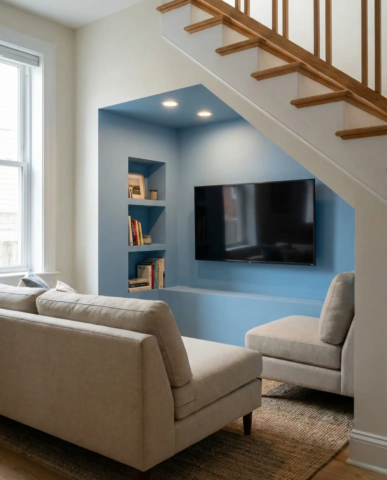 Staircase Underside with Concealed Niche 1