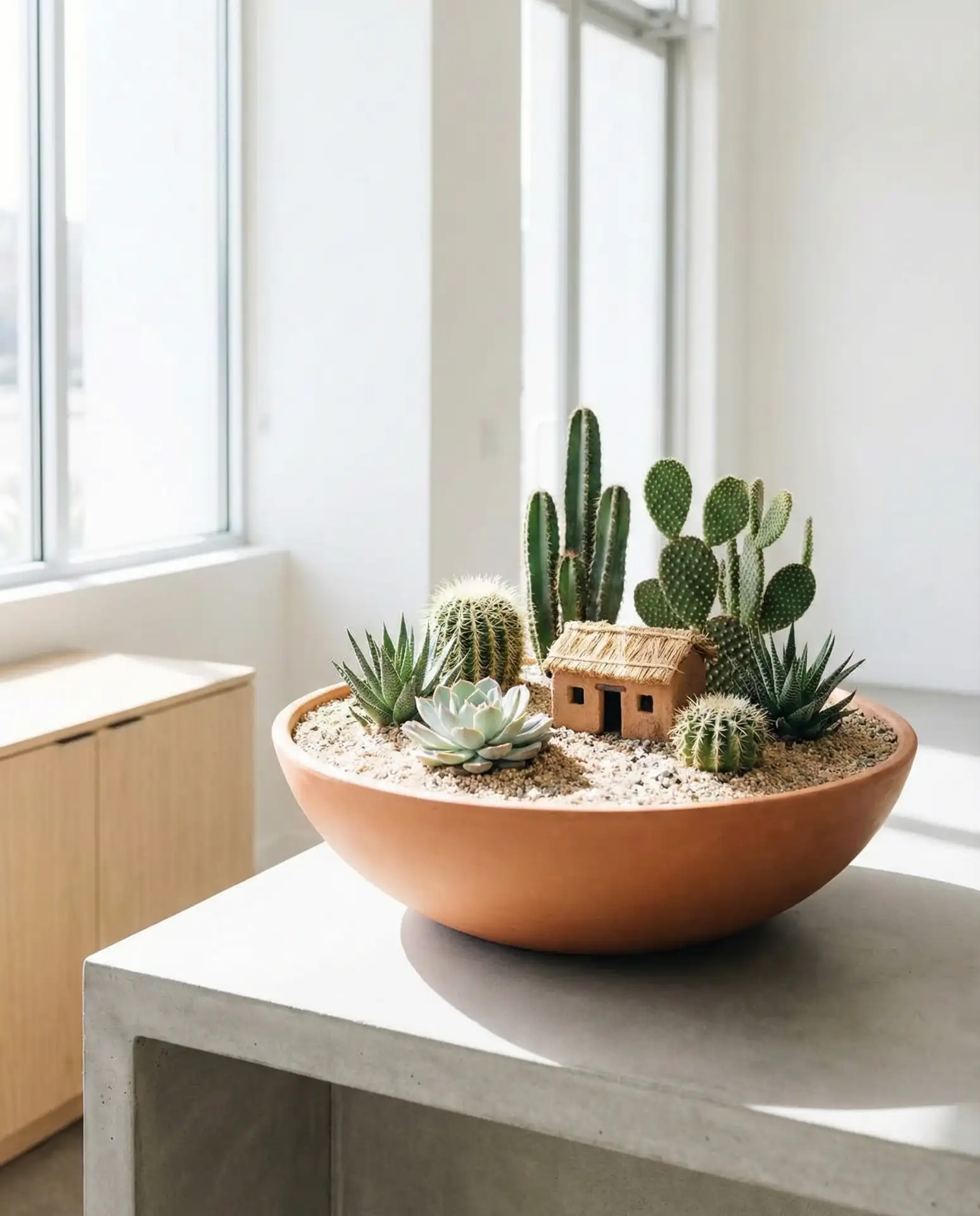 Succulent and Cactus Fairy Garden 2