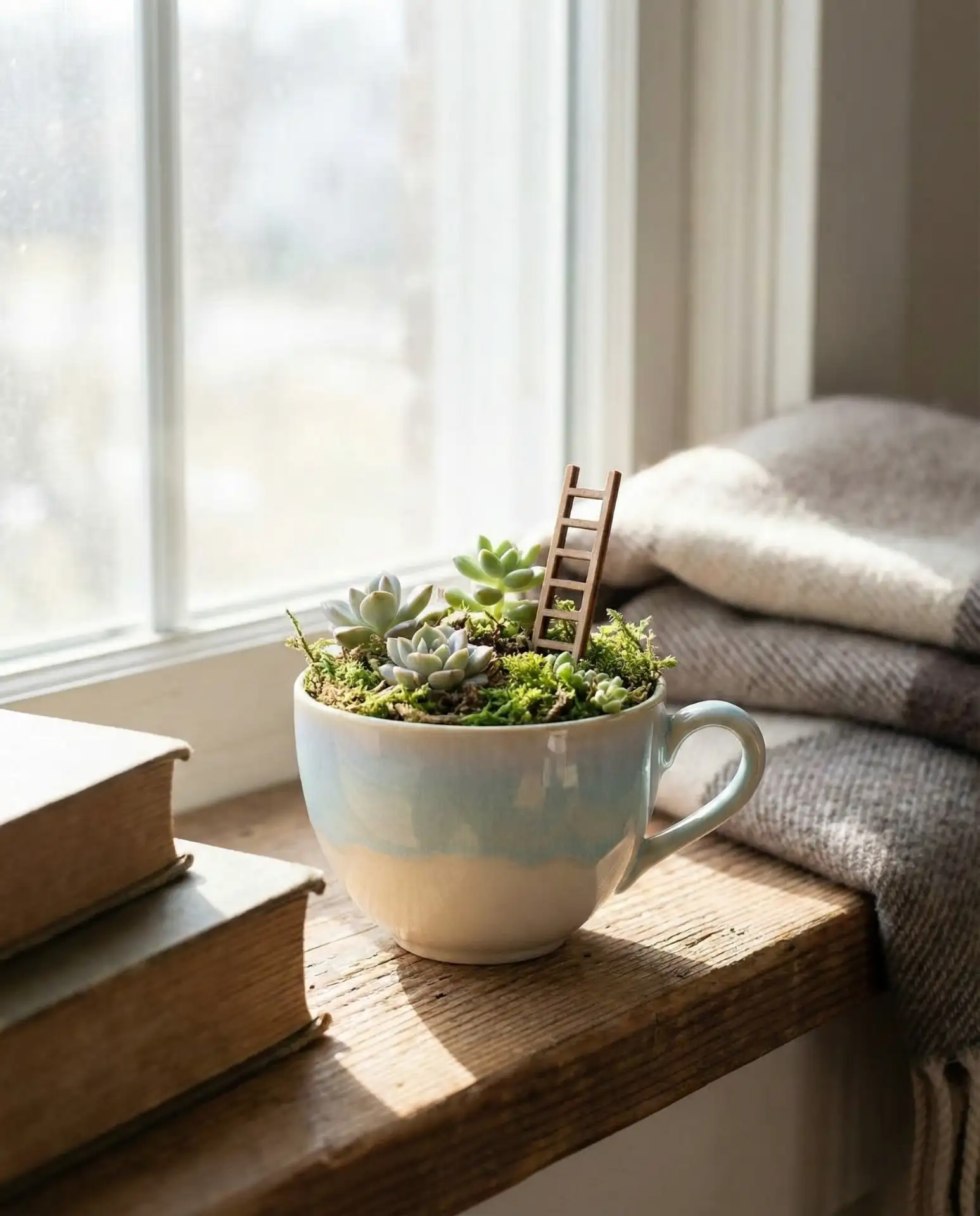 Teacup Fairy Garden 1