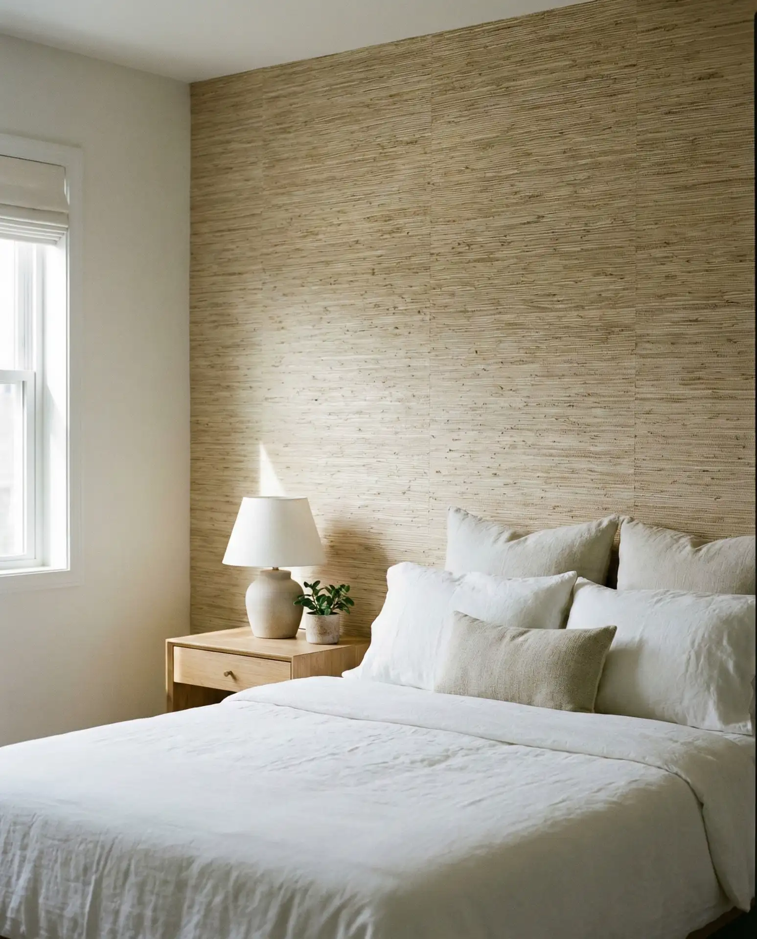 Textured Wallpaper on a Single Wall 1