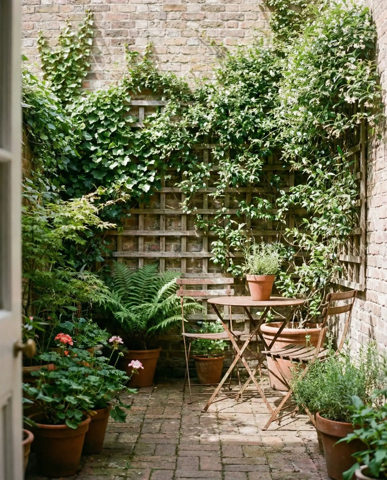 Tiny Courtyard with Climbing Vines 1