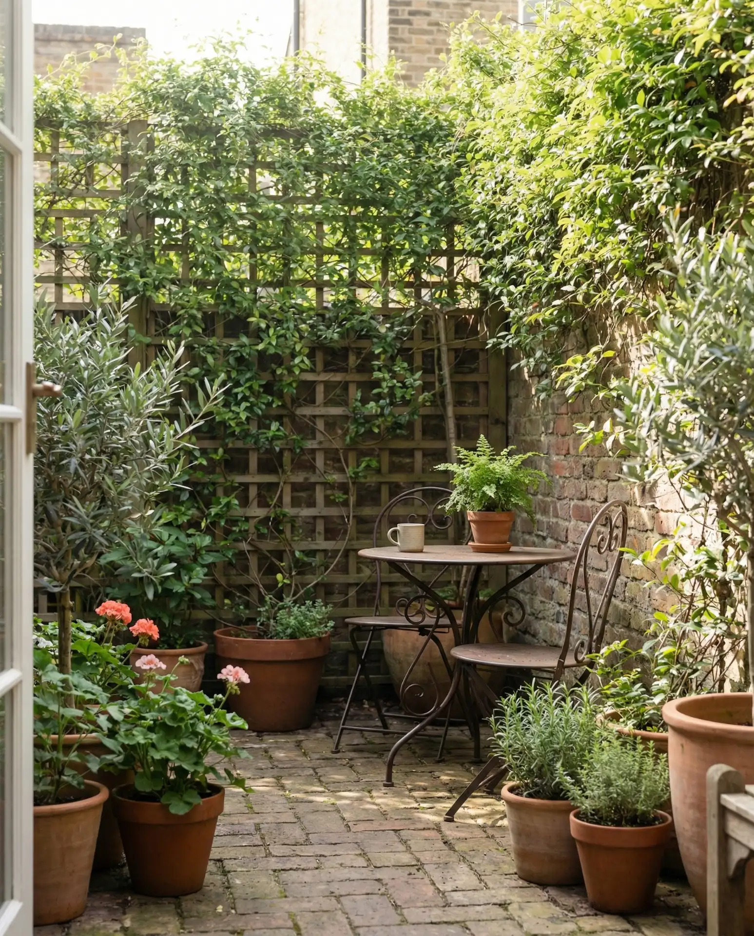 Tiny Courtyard with Climbing Vines 2
