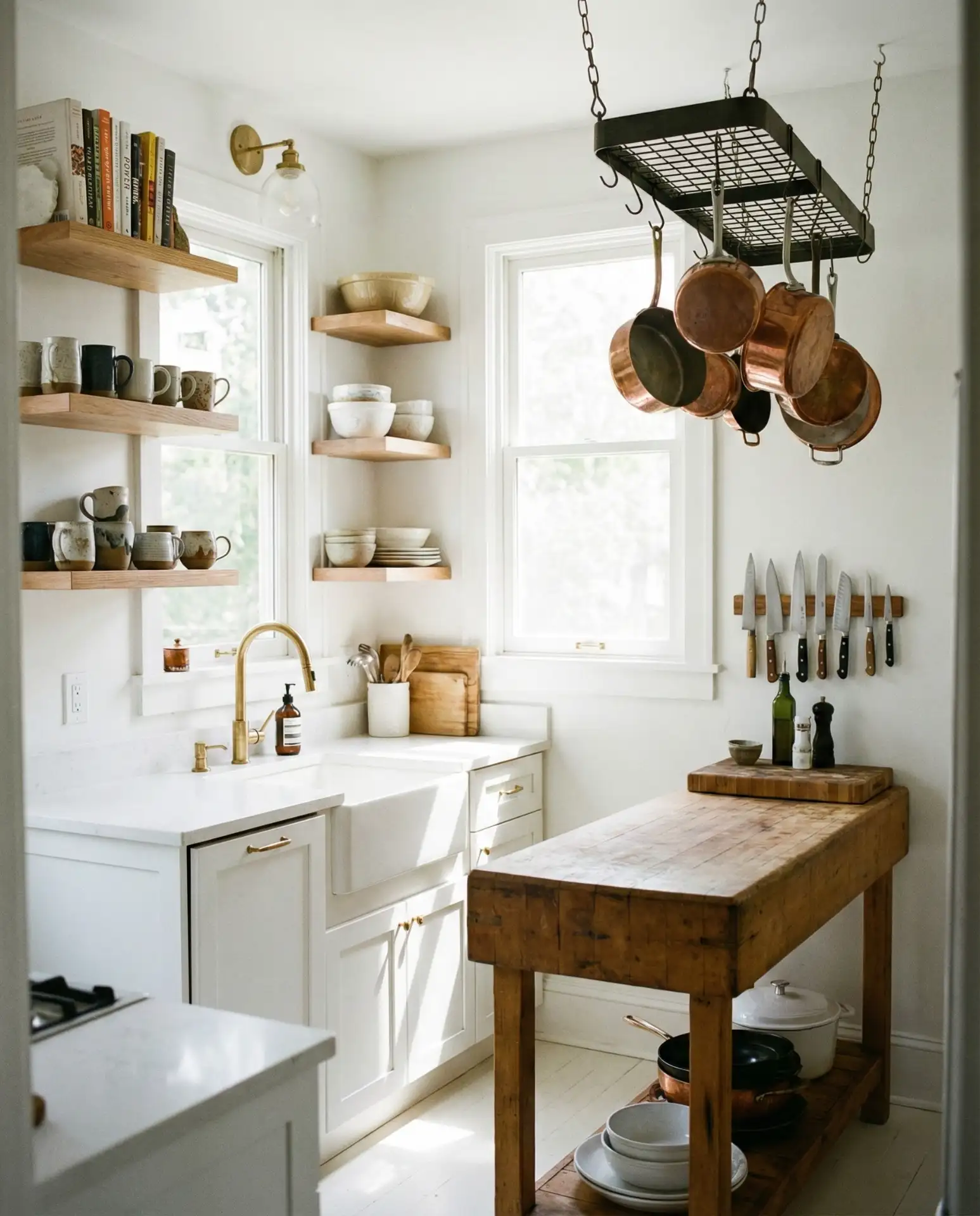 Tiny Farmhouse Kitchen with Smart Storage 2