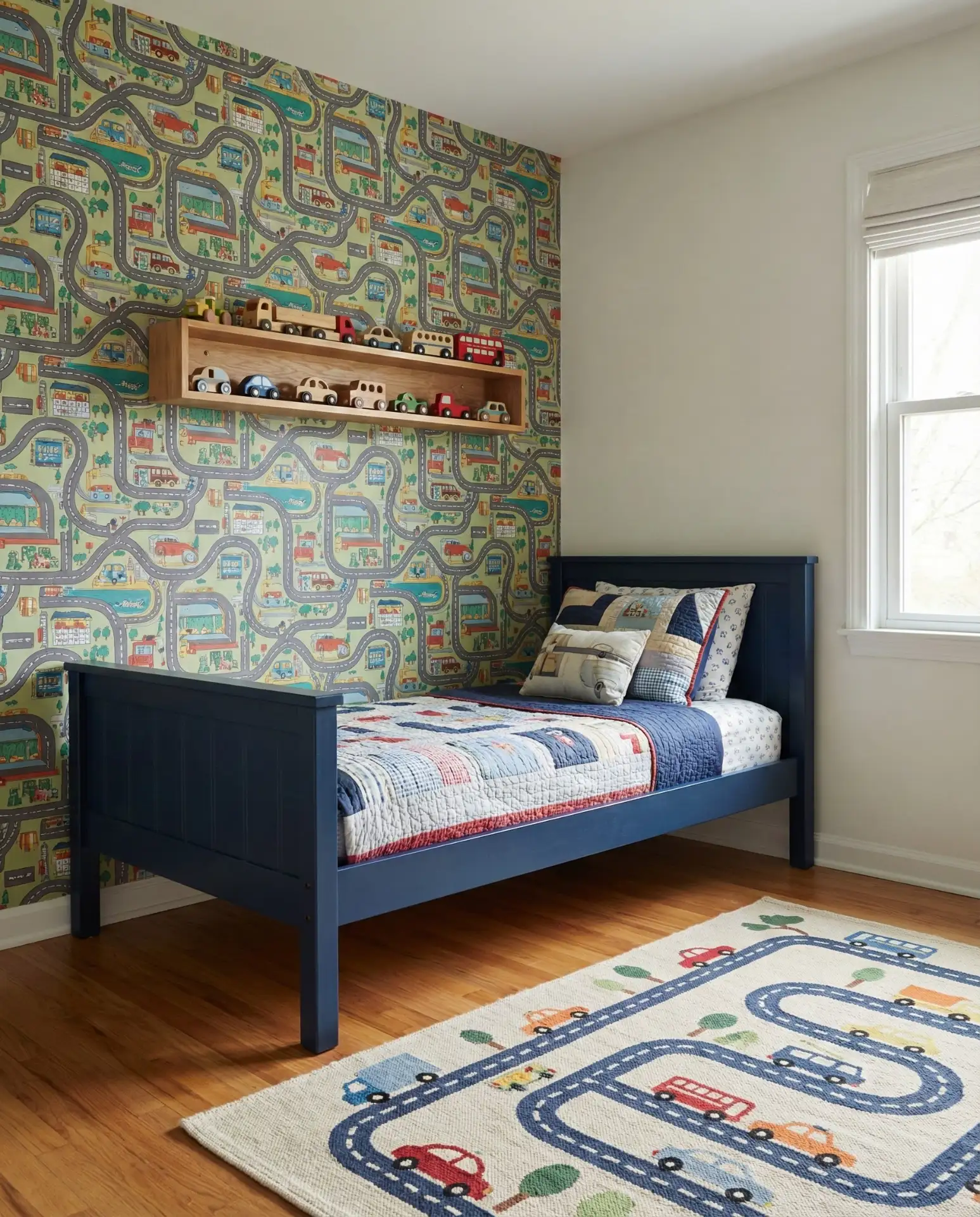 Transportation-Themed Toddler Room That Grows 1